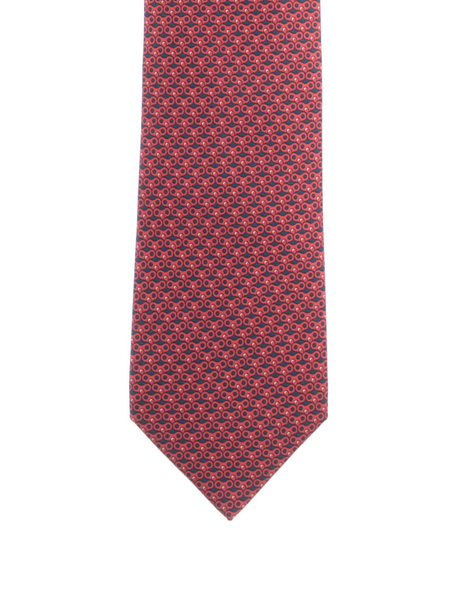Hermès Printted Silk Tie