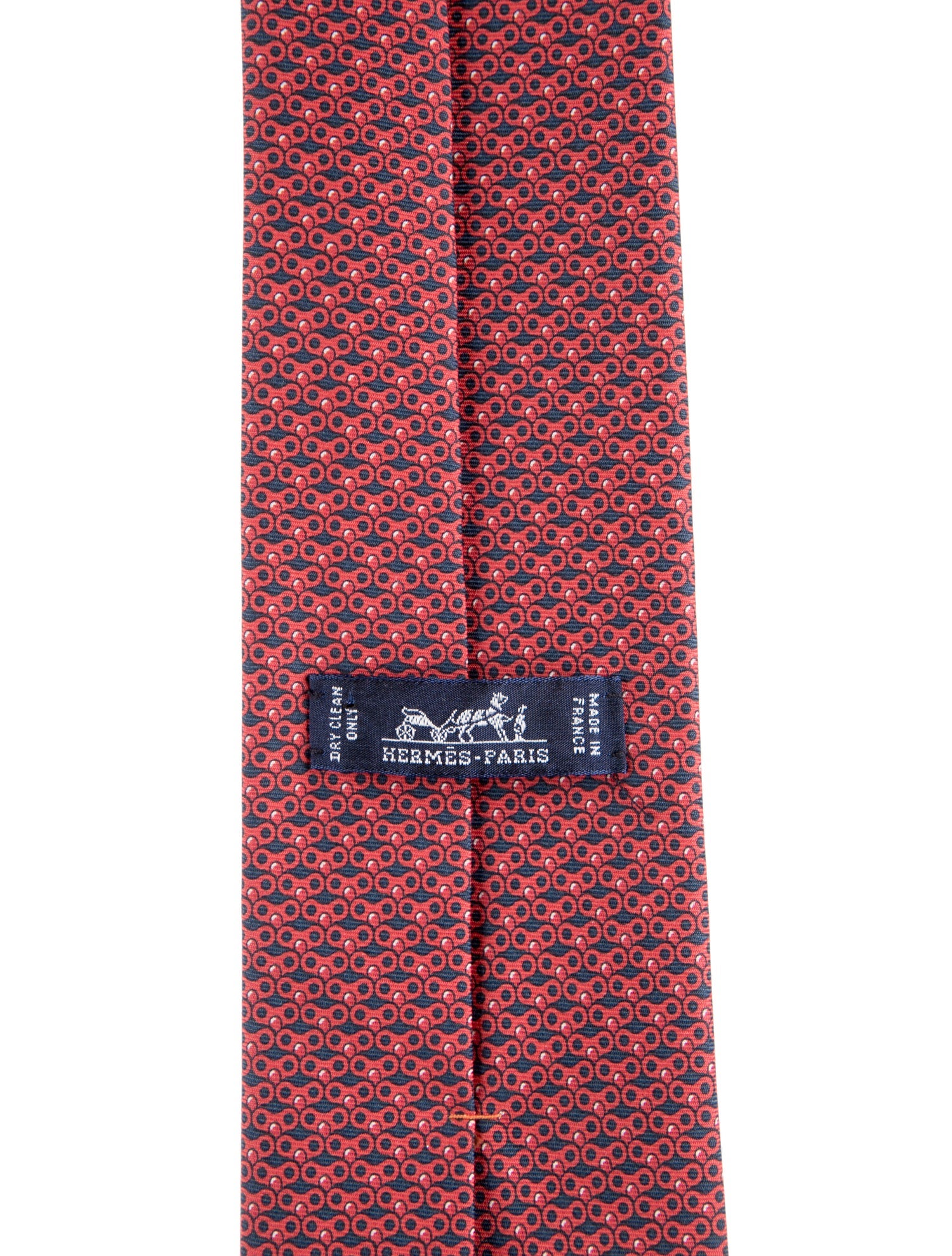 Hermès Printted Silk Tie