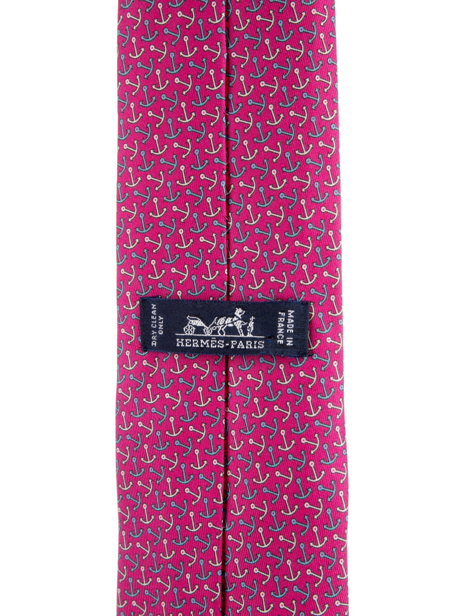 Hermès Printed Silk Tie