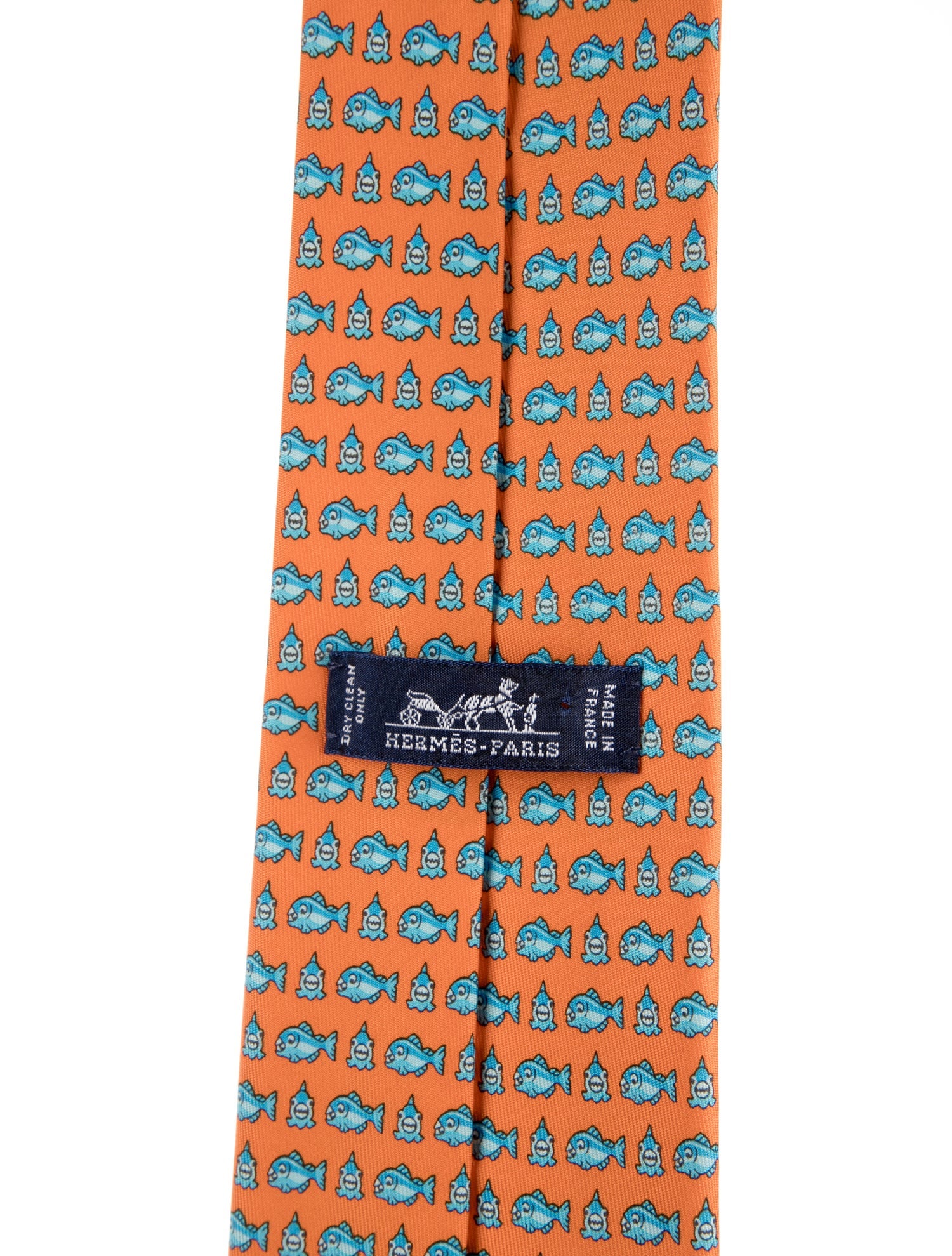Hermès Printed Silk Tie