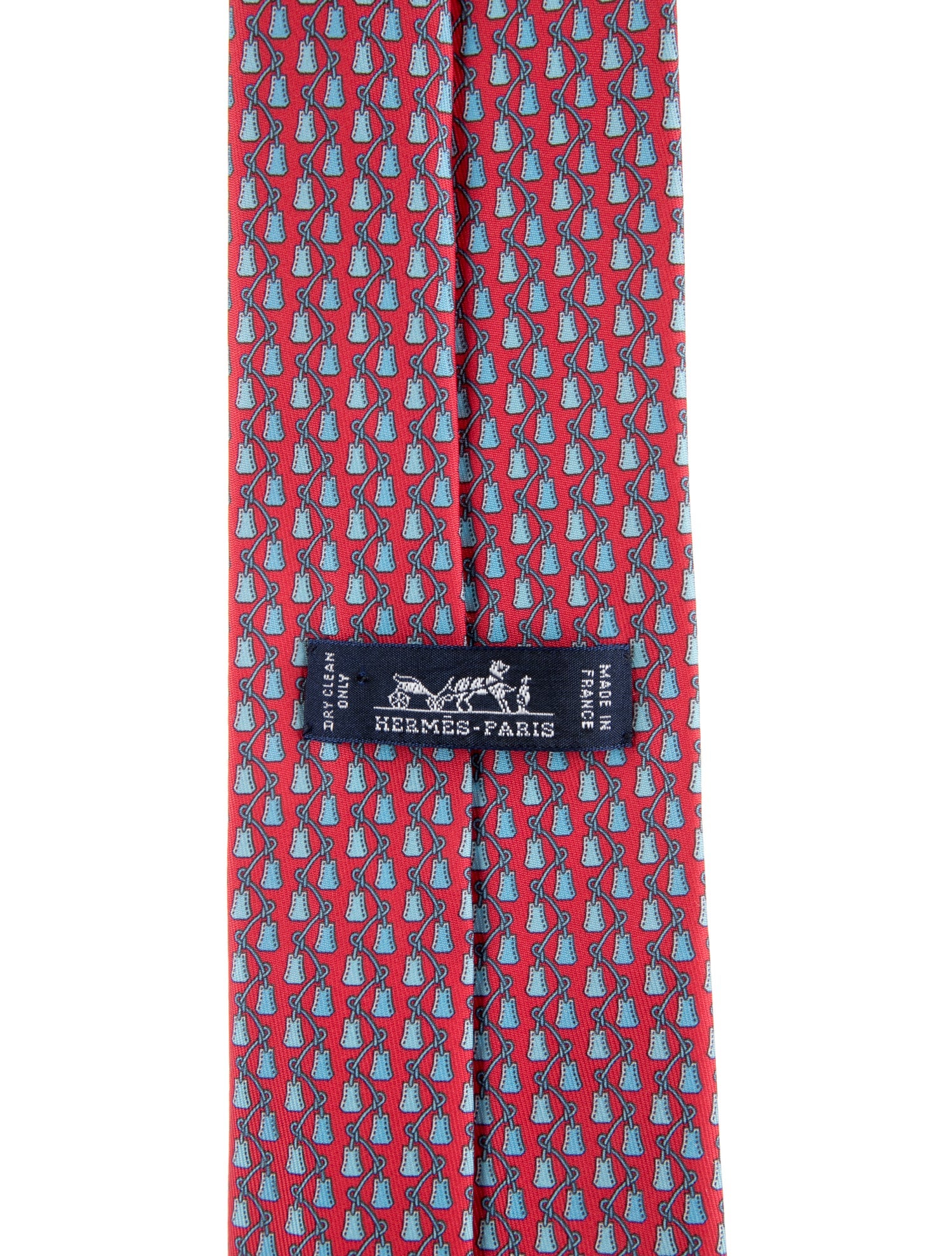 Hermès Printed Silk Tie