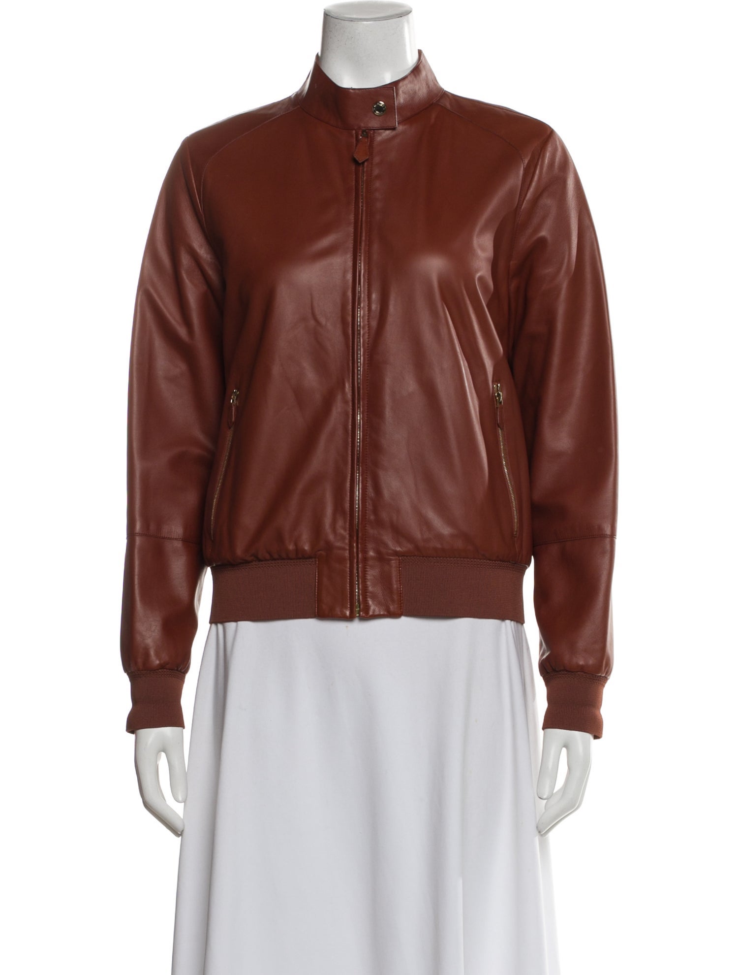 Hermès Lambskin Bomber Jacket