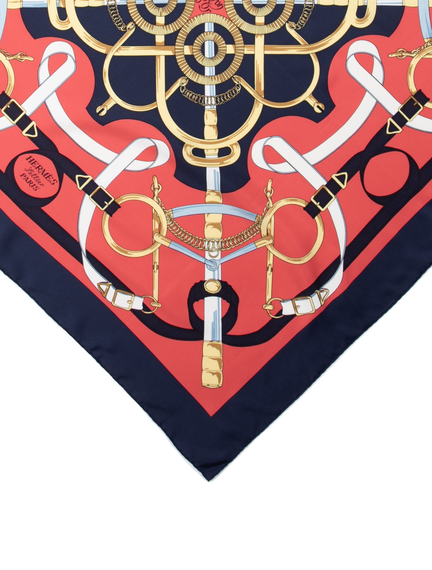 Hermès Eperon D'Or Silk Scarf