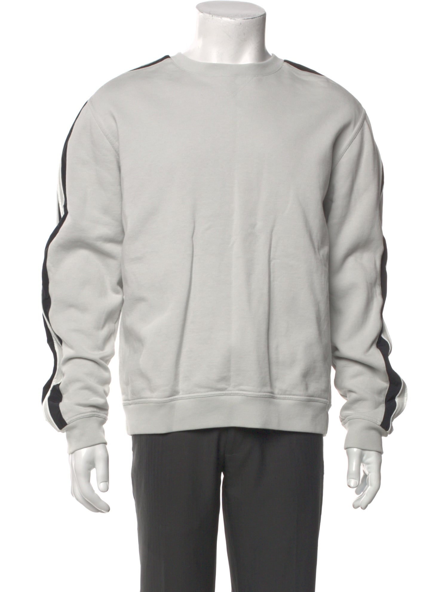 Hermès Striped Crew Neck Sweatshirt