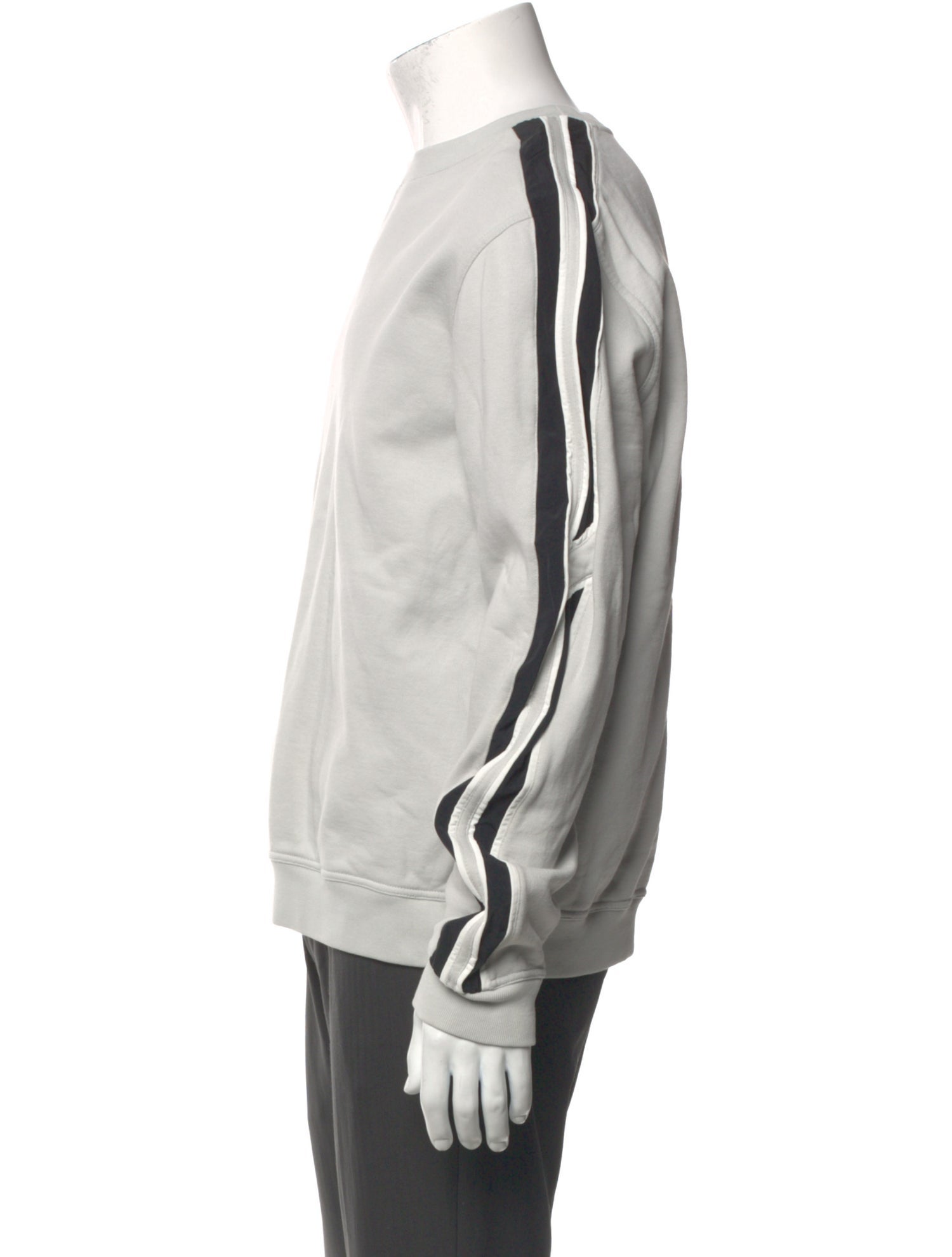 Hermès Striped Crew Neck Sweatshirt