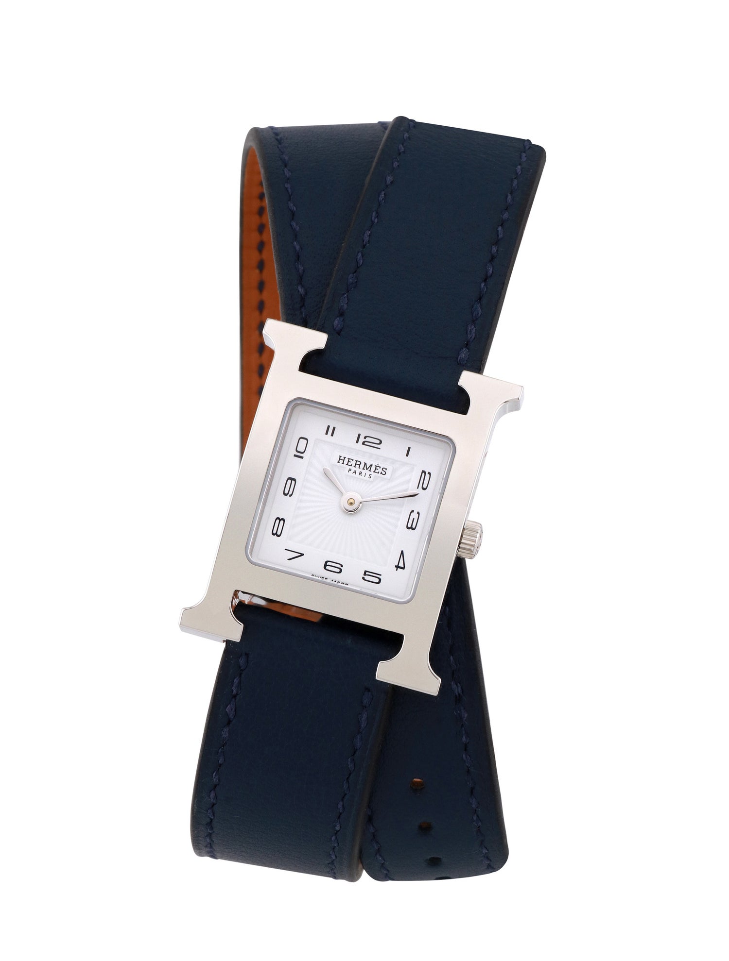 Hermès Heure H Double Tour Watch