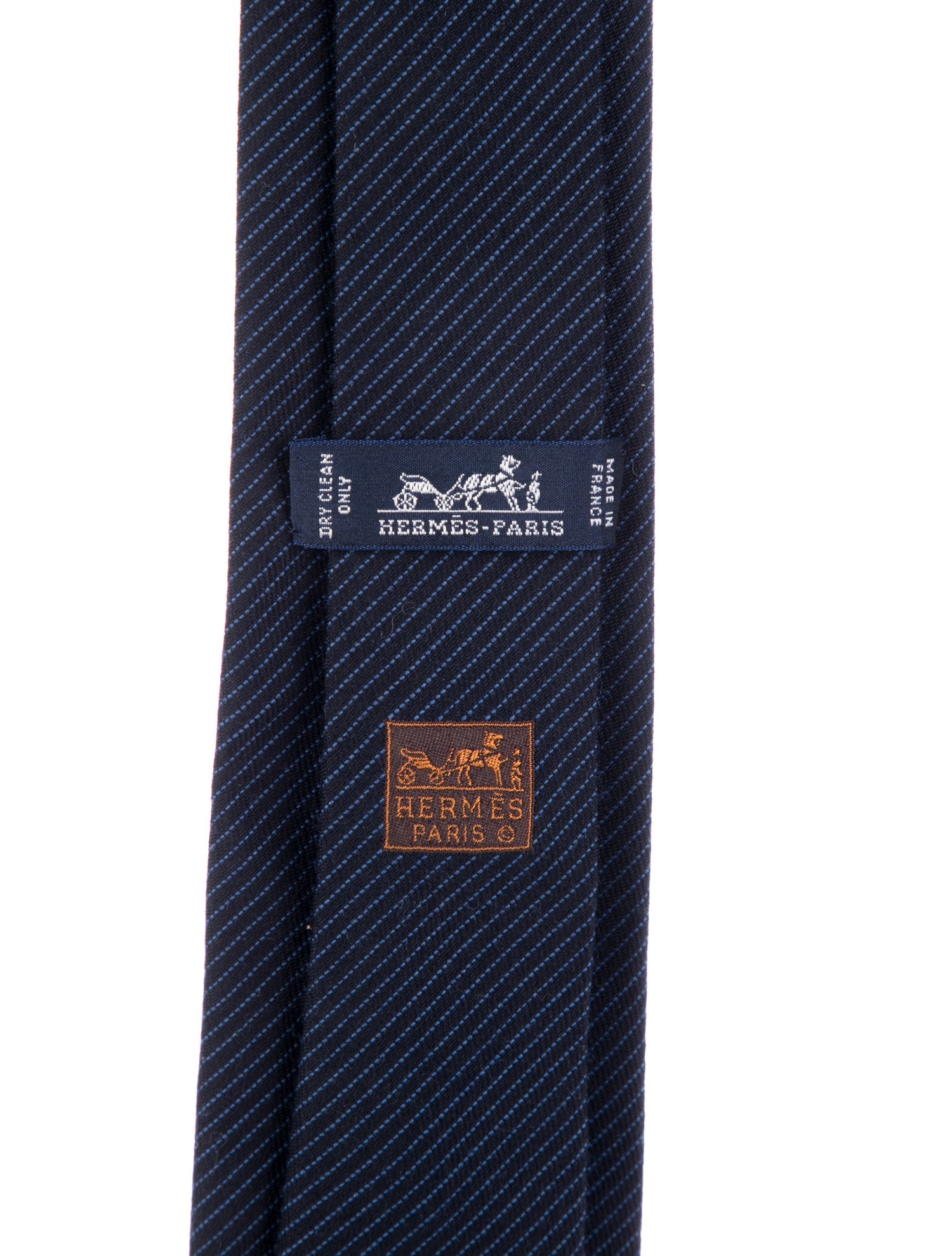 Hermès Patterned Silk Tie