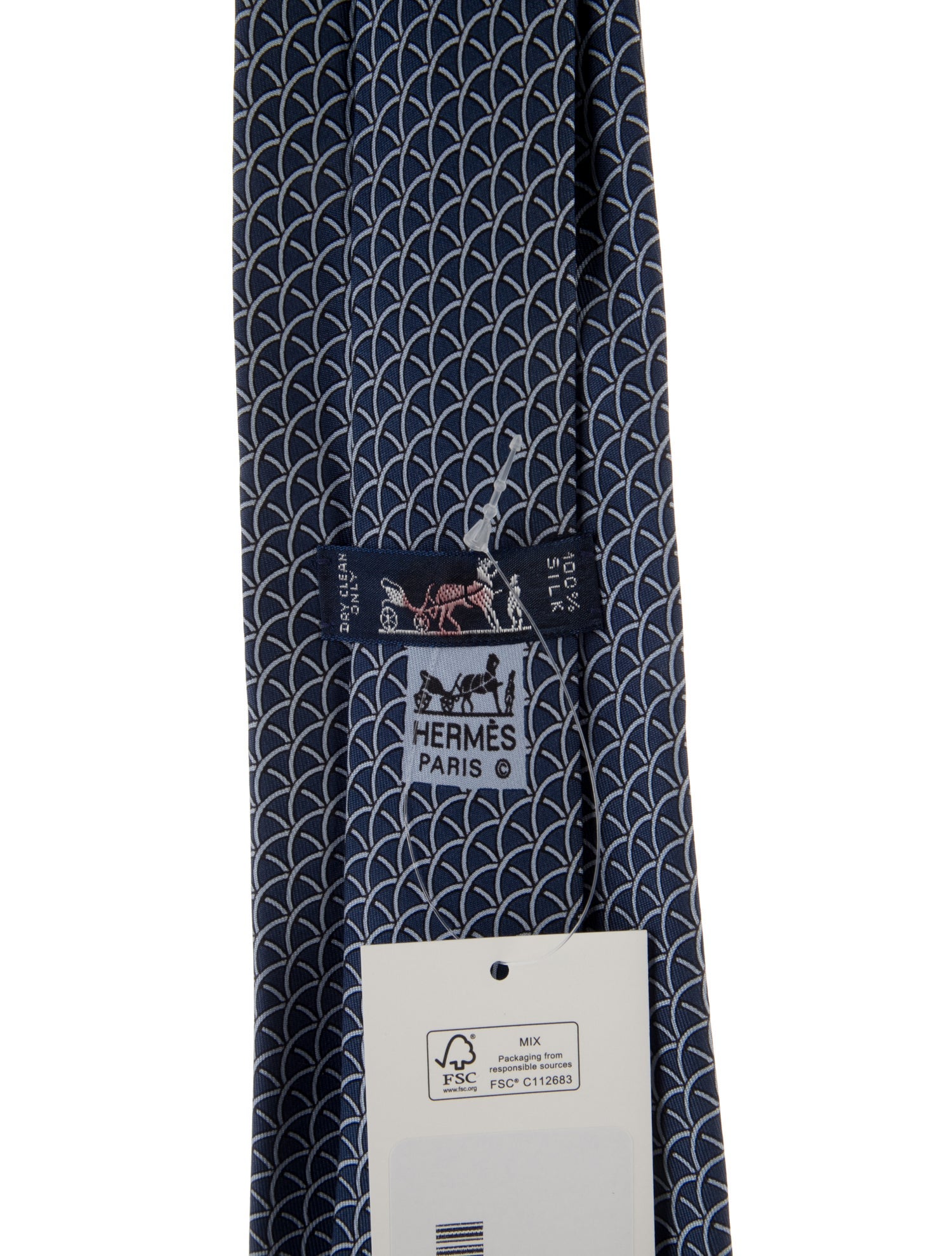 Hermès Silk Pattern Tie