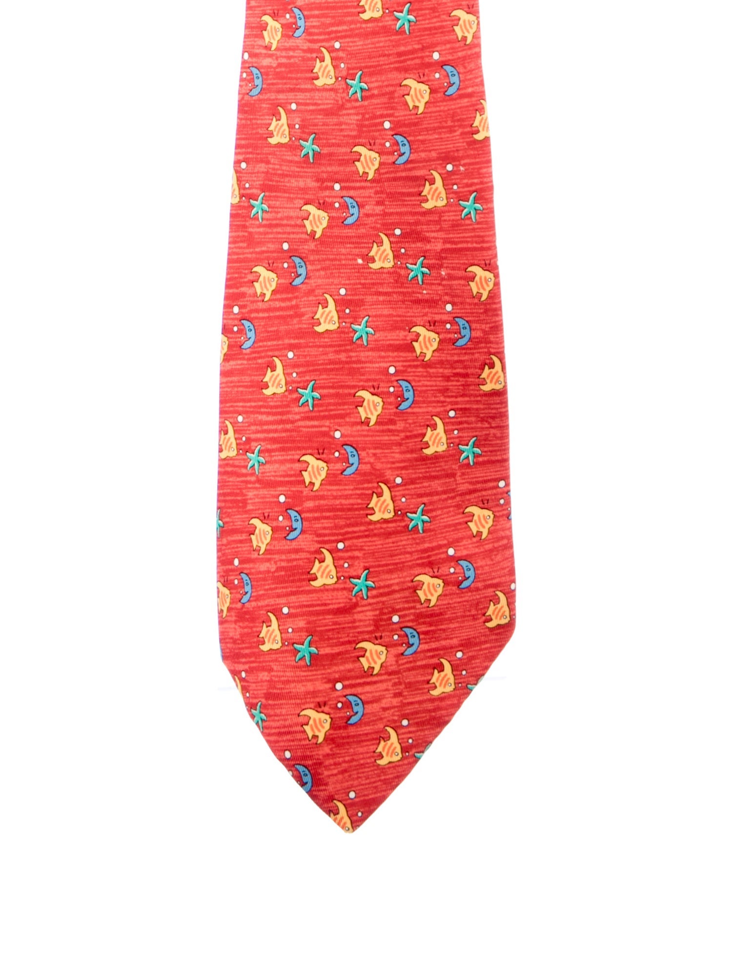 Hermès Patterned Silk Tie