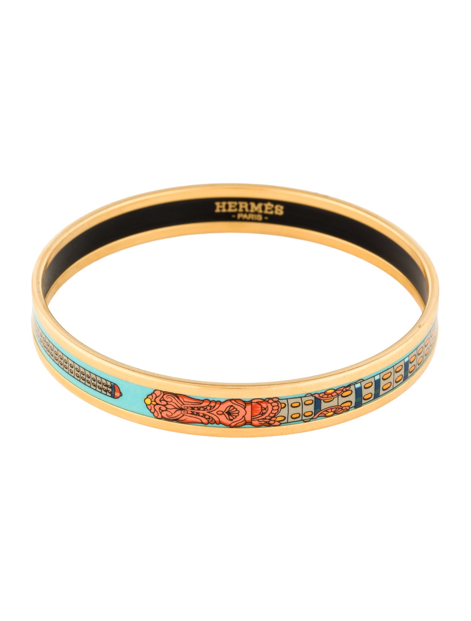 Hermès Vintage Narrow Enamel Bangle