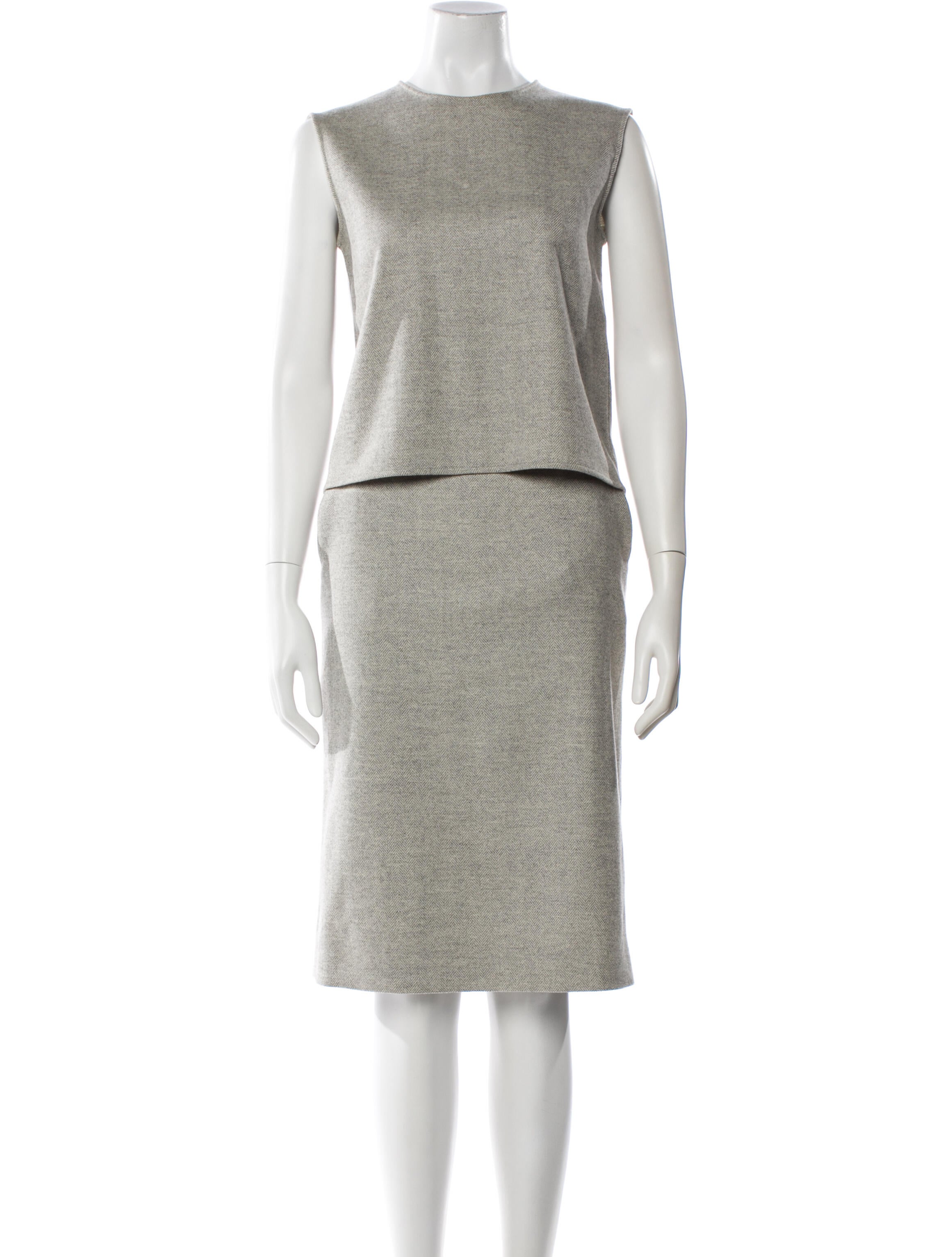 Hermès Vintage Late 1990's - Early 2000's Skirt Set