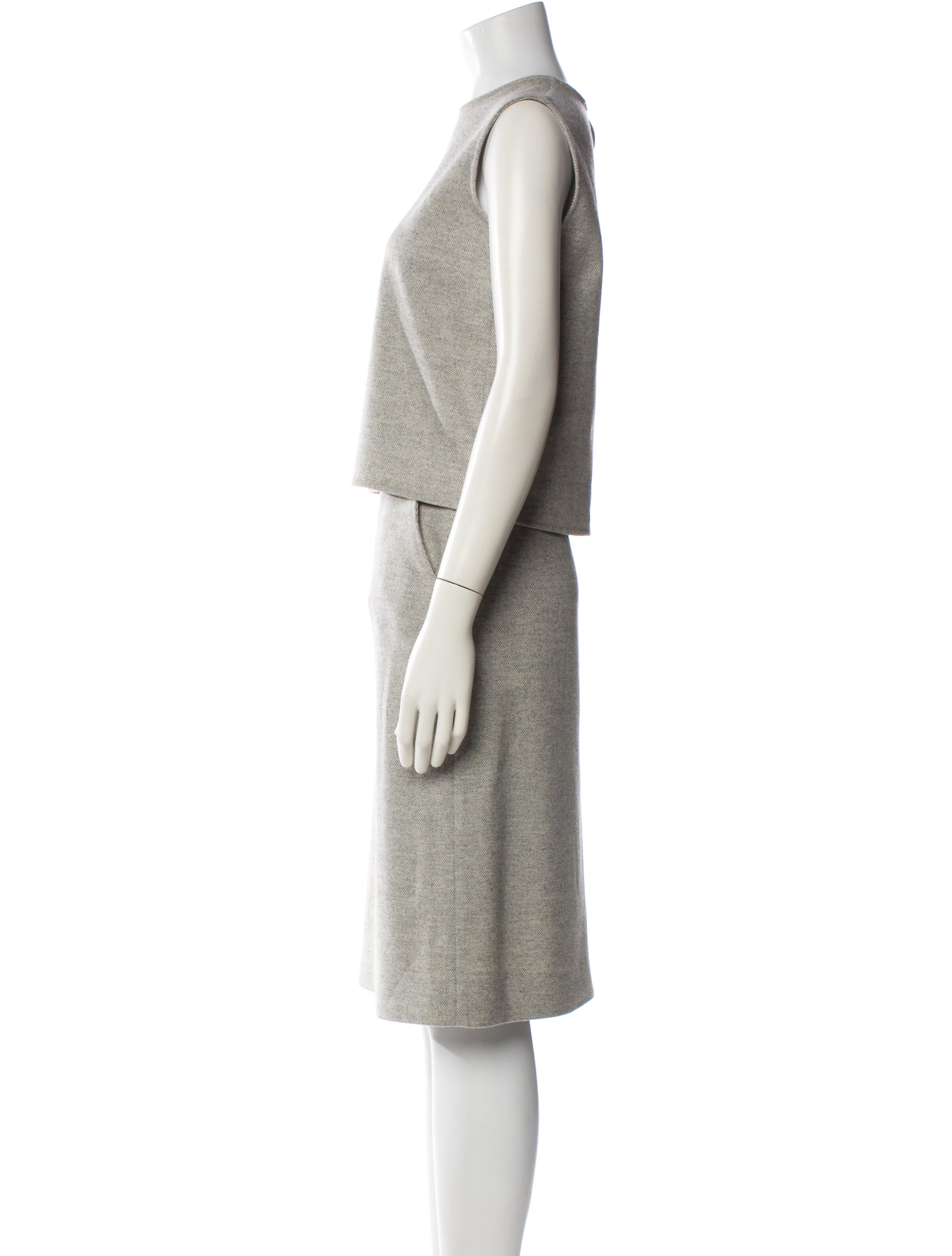 Hermès Vintage Late 1990's - Early 2000's Skirt Set