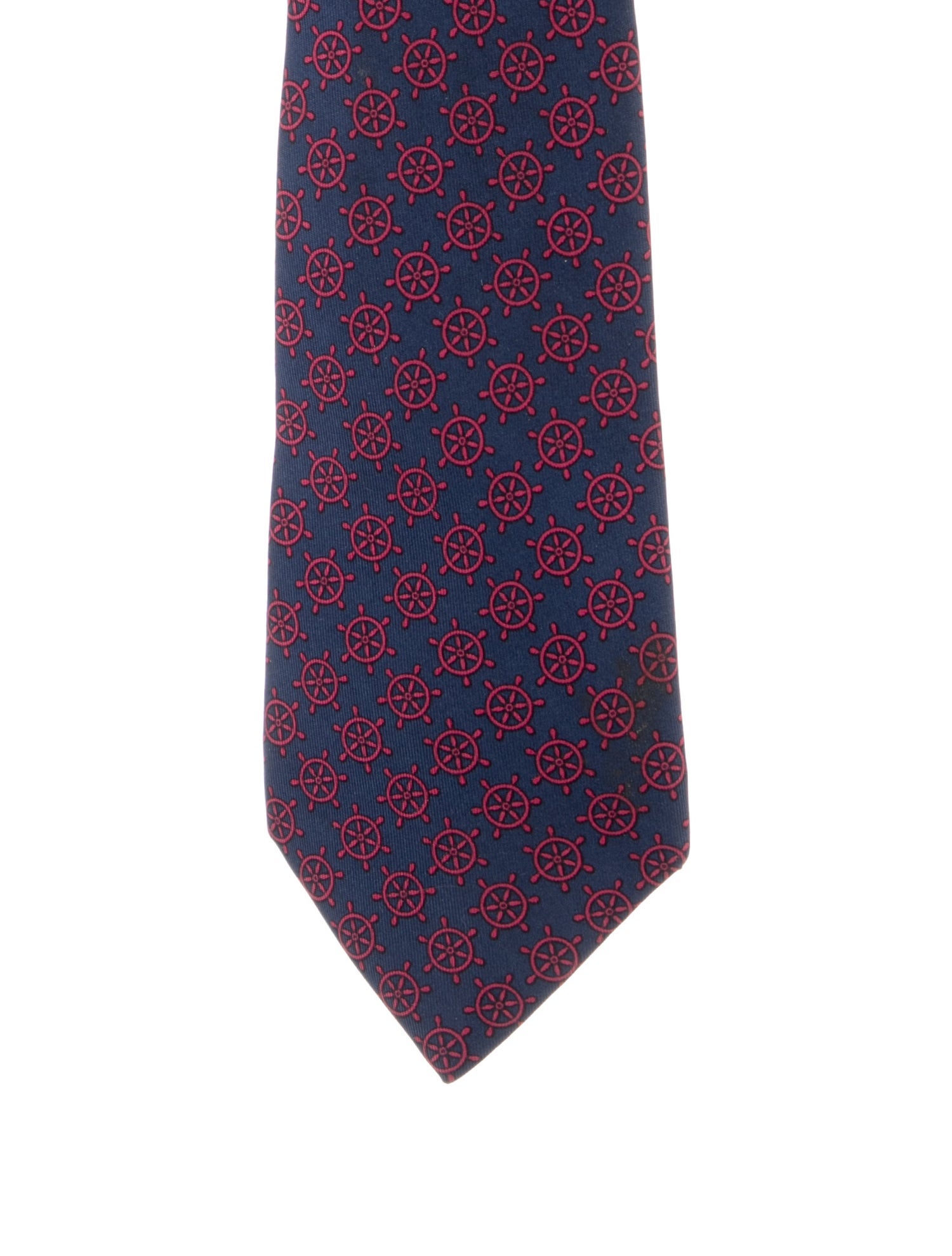 Hermès Printed Silk Tie