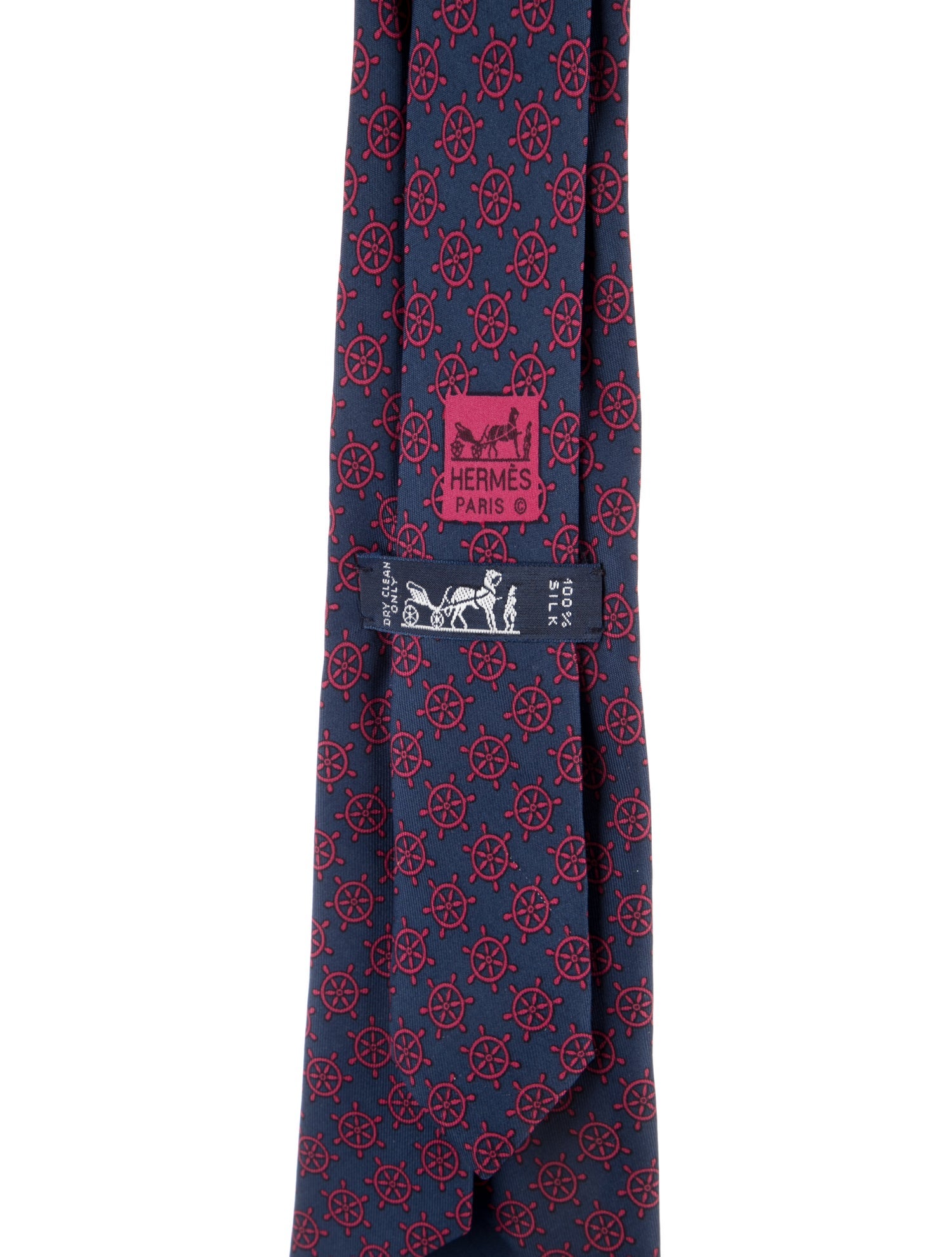 Hermès Printed Silk Tie