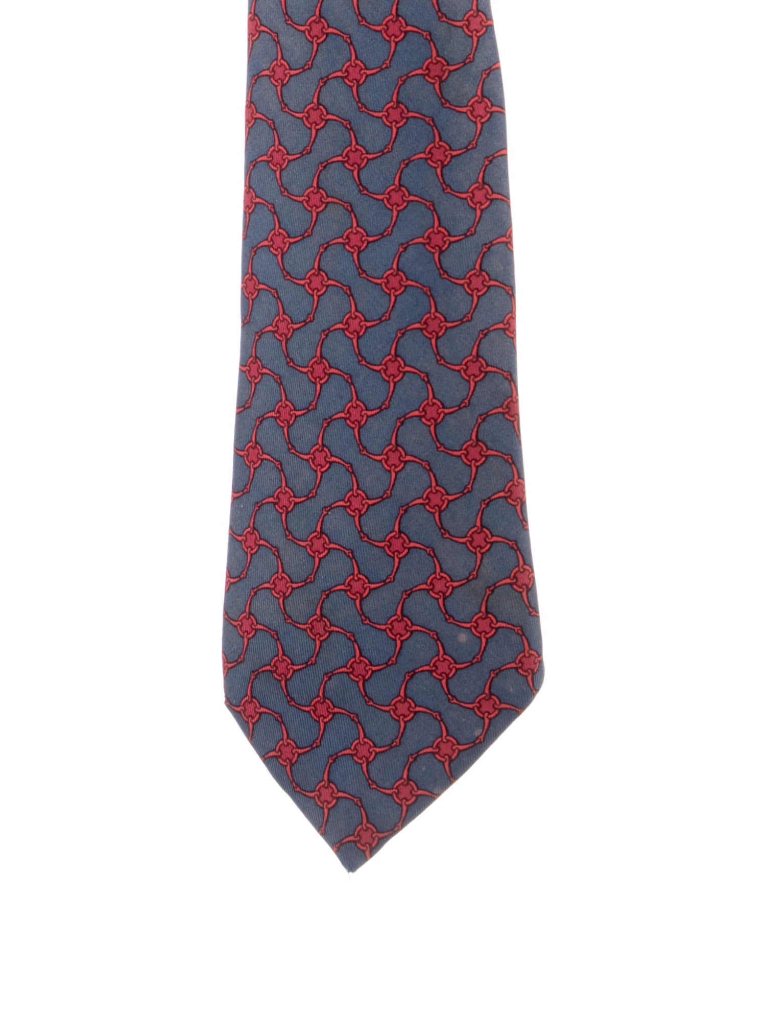 Hermès Printed Silk Tie