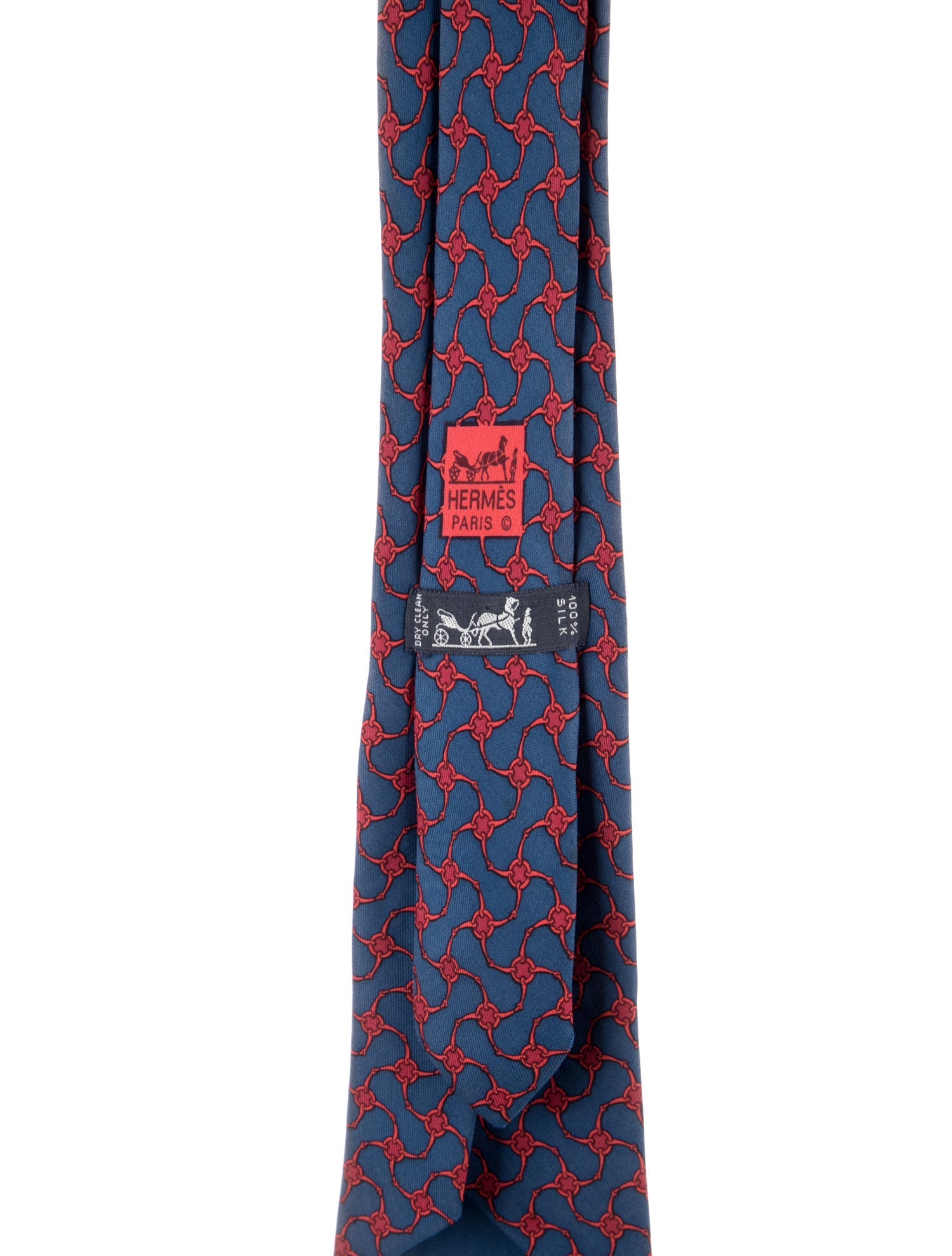 Hermès Printed Silk Tie