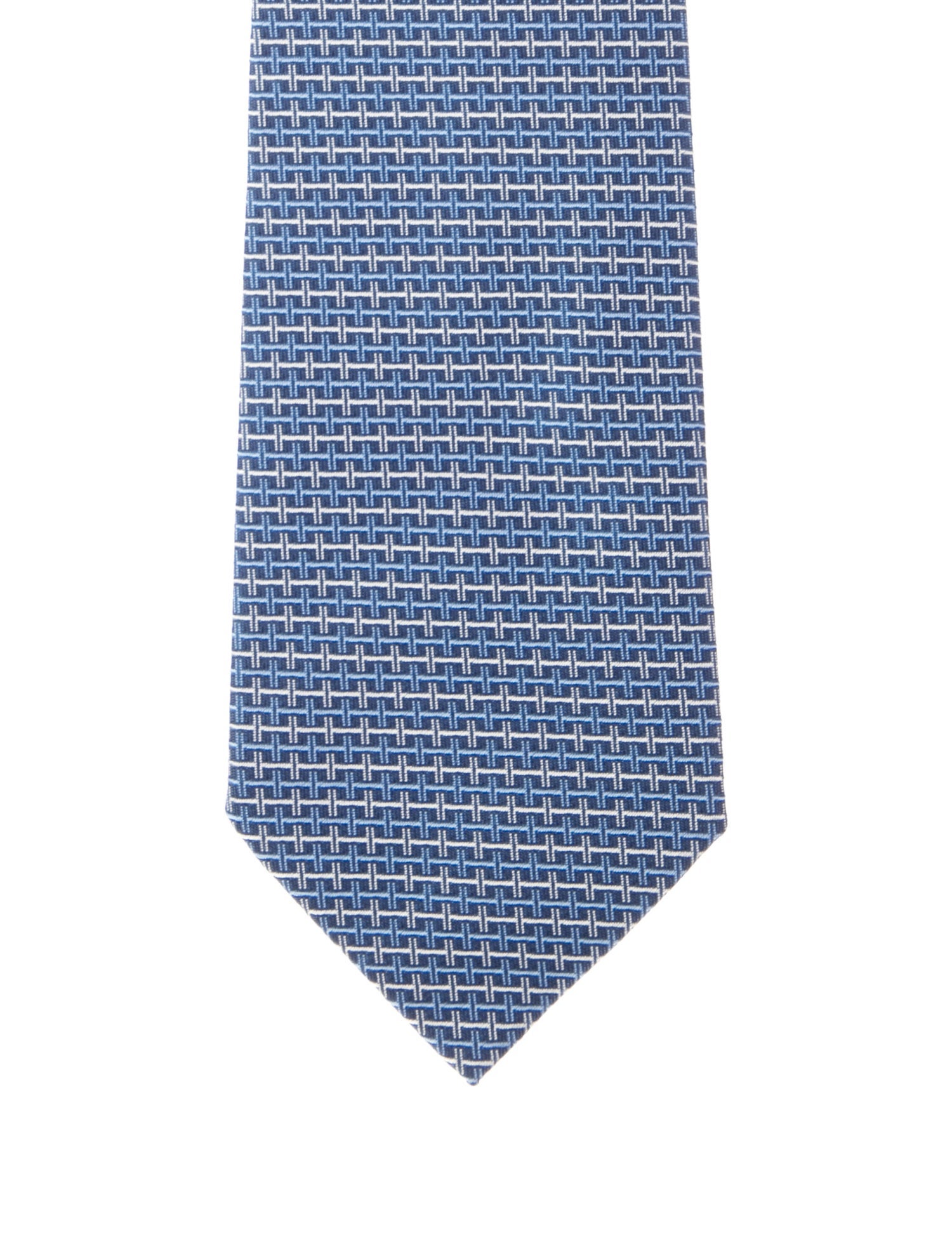 Hermès Silk Pattern Tie