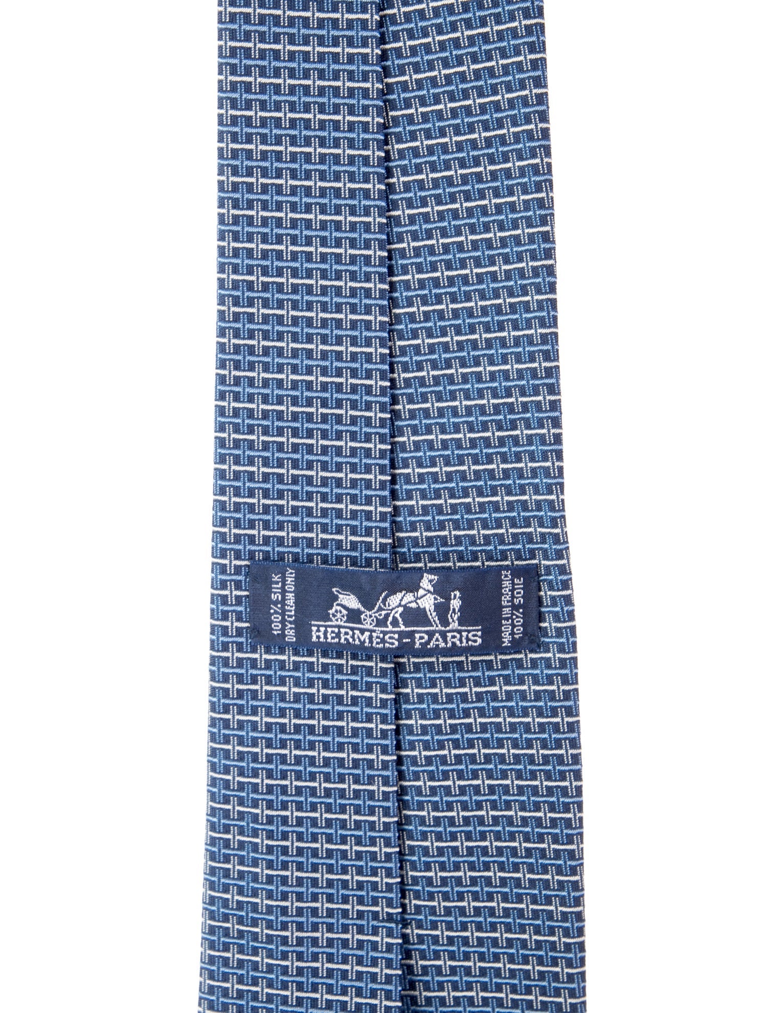 Hermès Silk Pattern Tie
