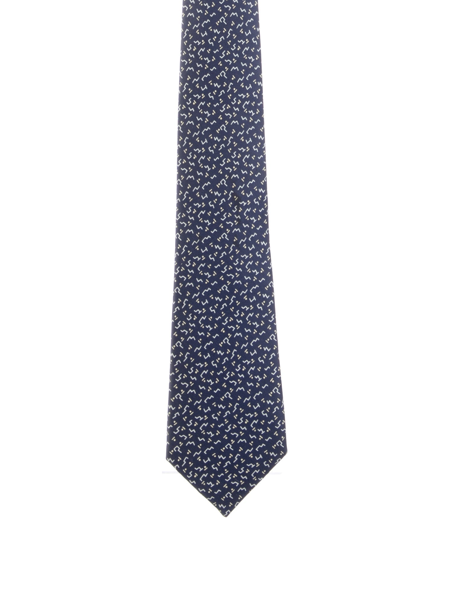 Hermès Silk Pattern Tie