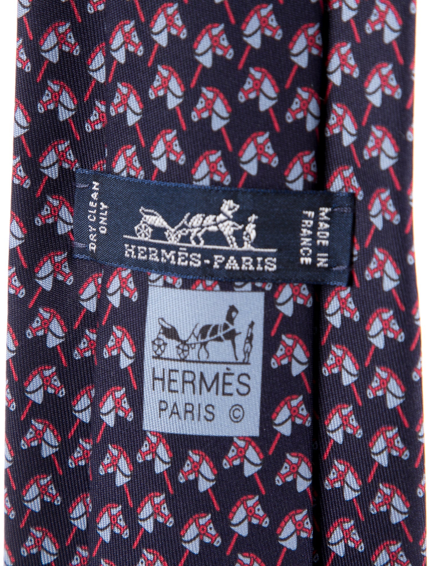 Hermès Silk Pattern Tie
