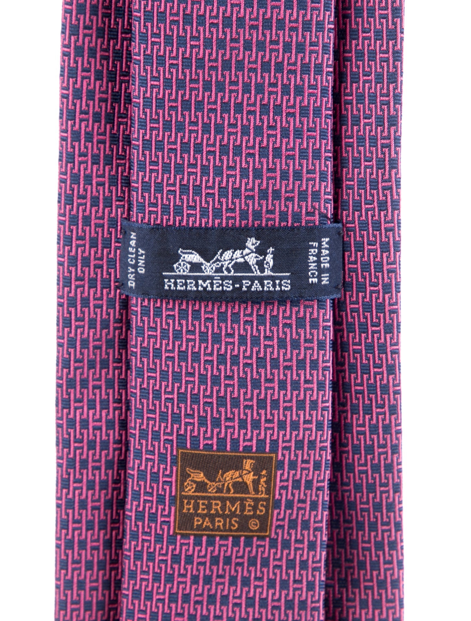 Hermès Silk Pattern Tie