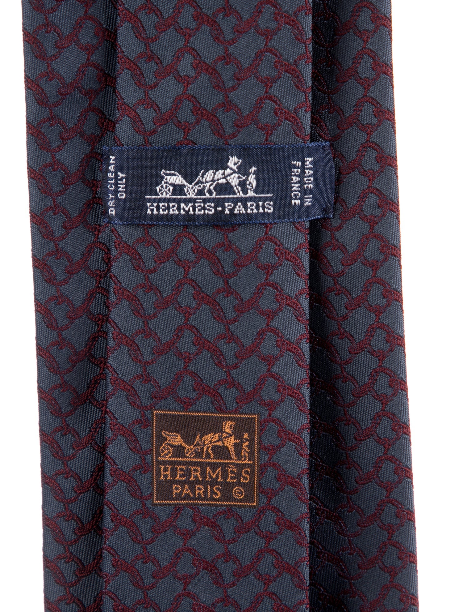 Hermès Silk Pattern Tie