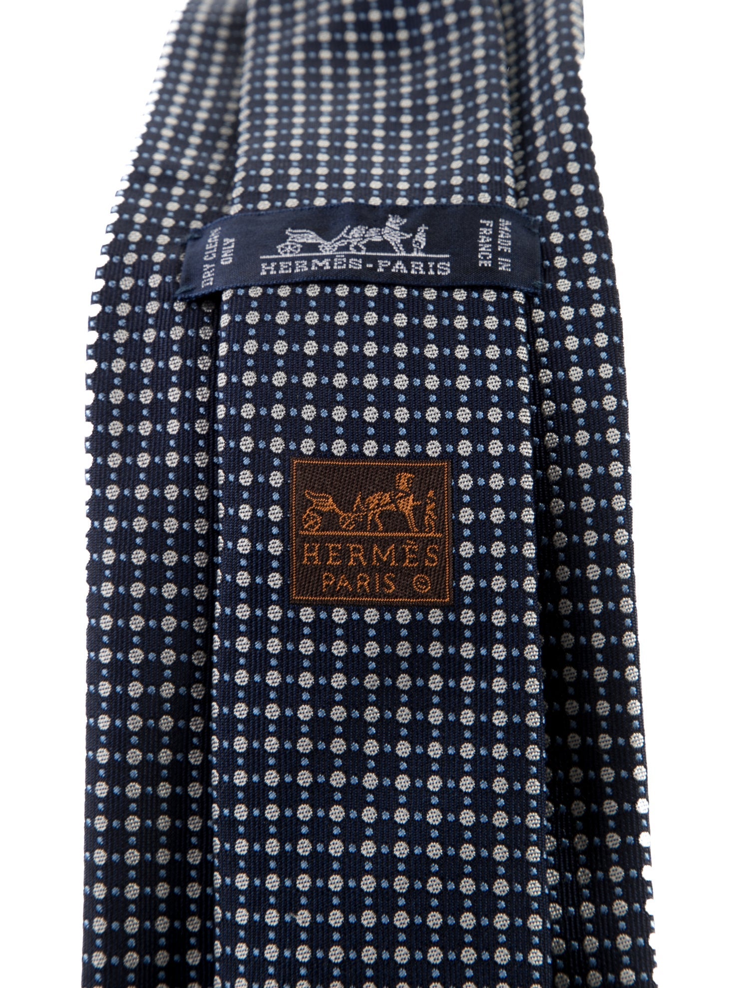 Hermès Silk Patterned Tie