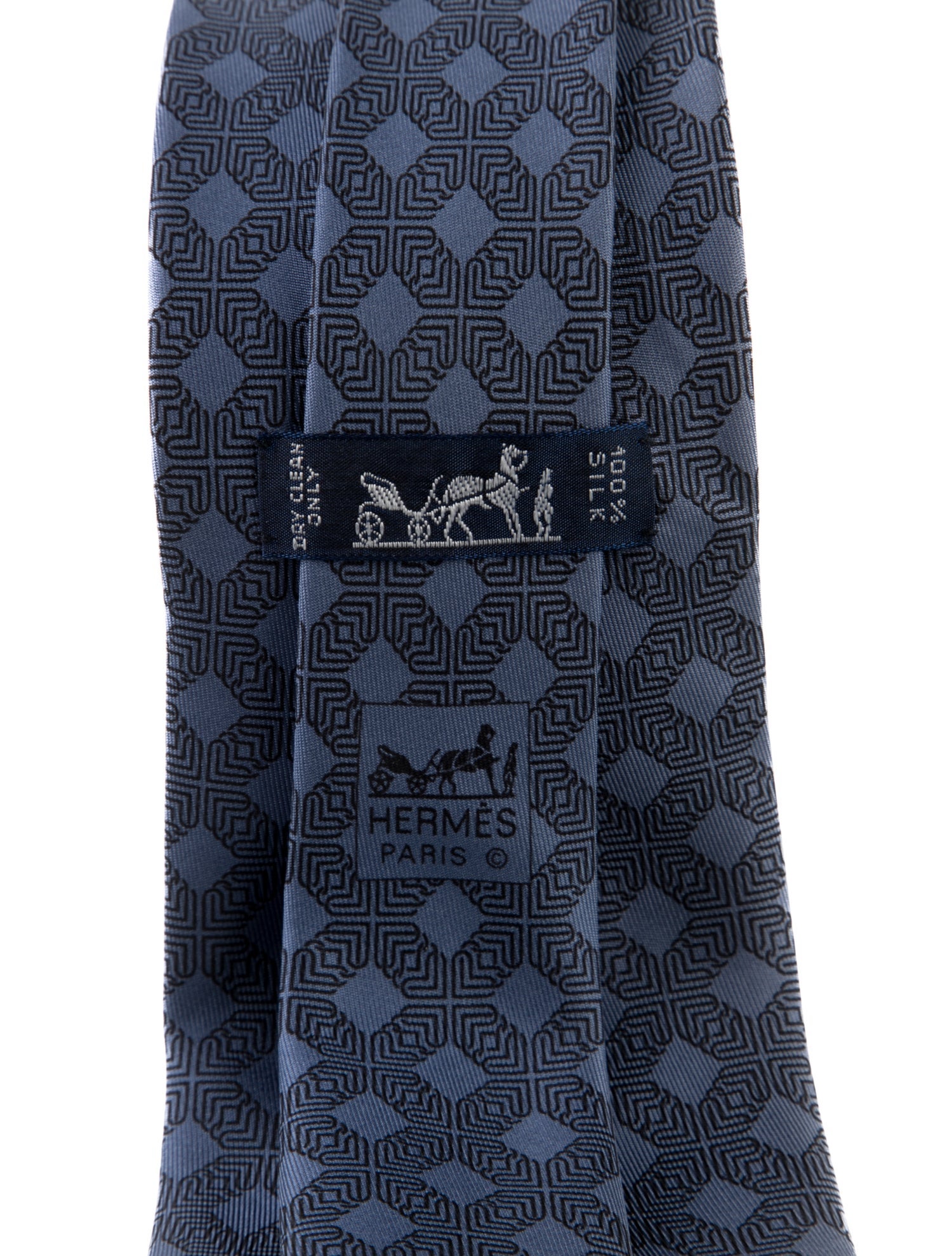 Hermès Silk Patterned Tie