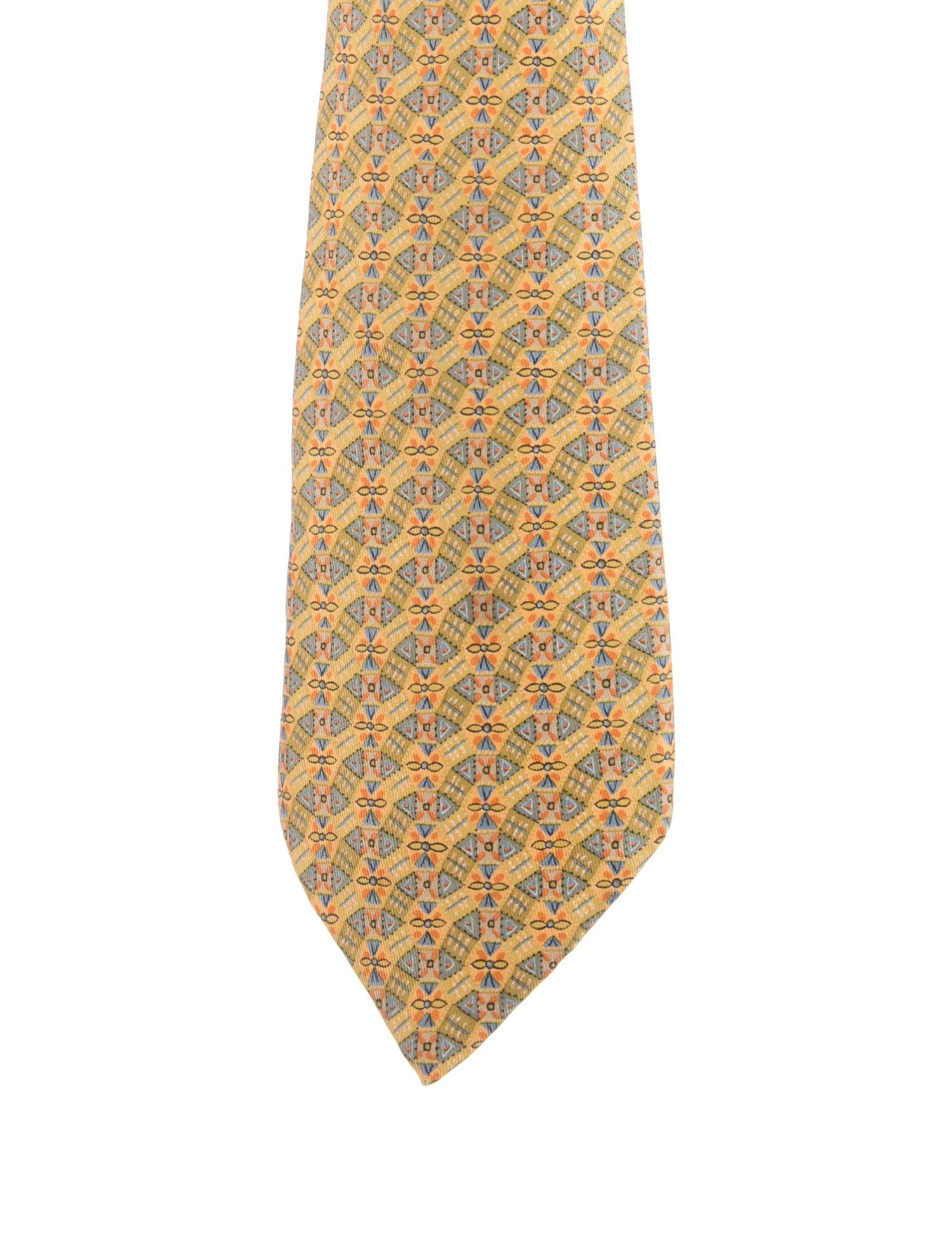 Hermès Silk Patterned Tie
