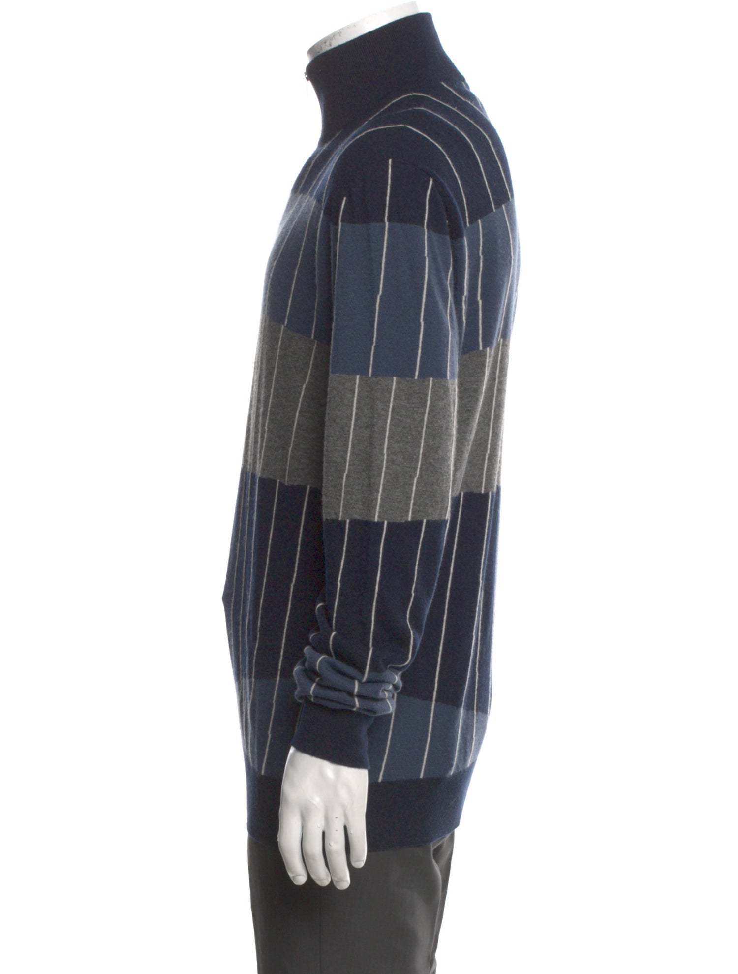 Hermès Cashmere Plaid Print Cardigan