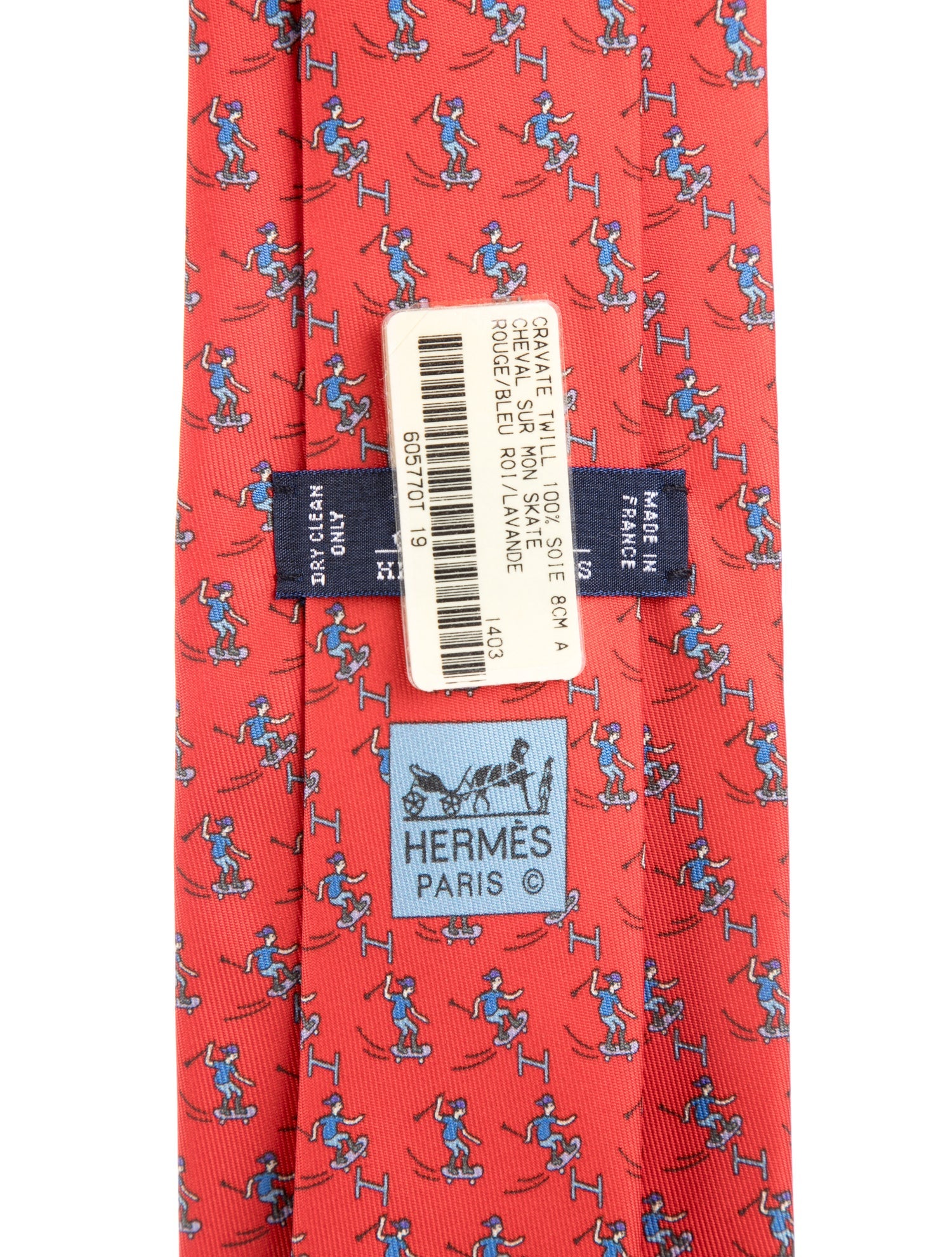 Hermès Hermès Silk Pattern Neck Tie