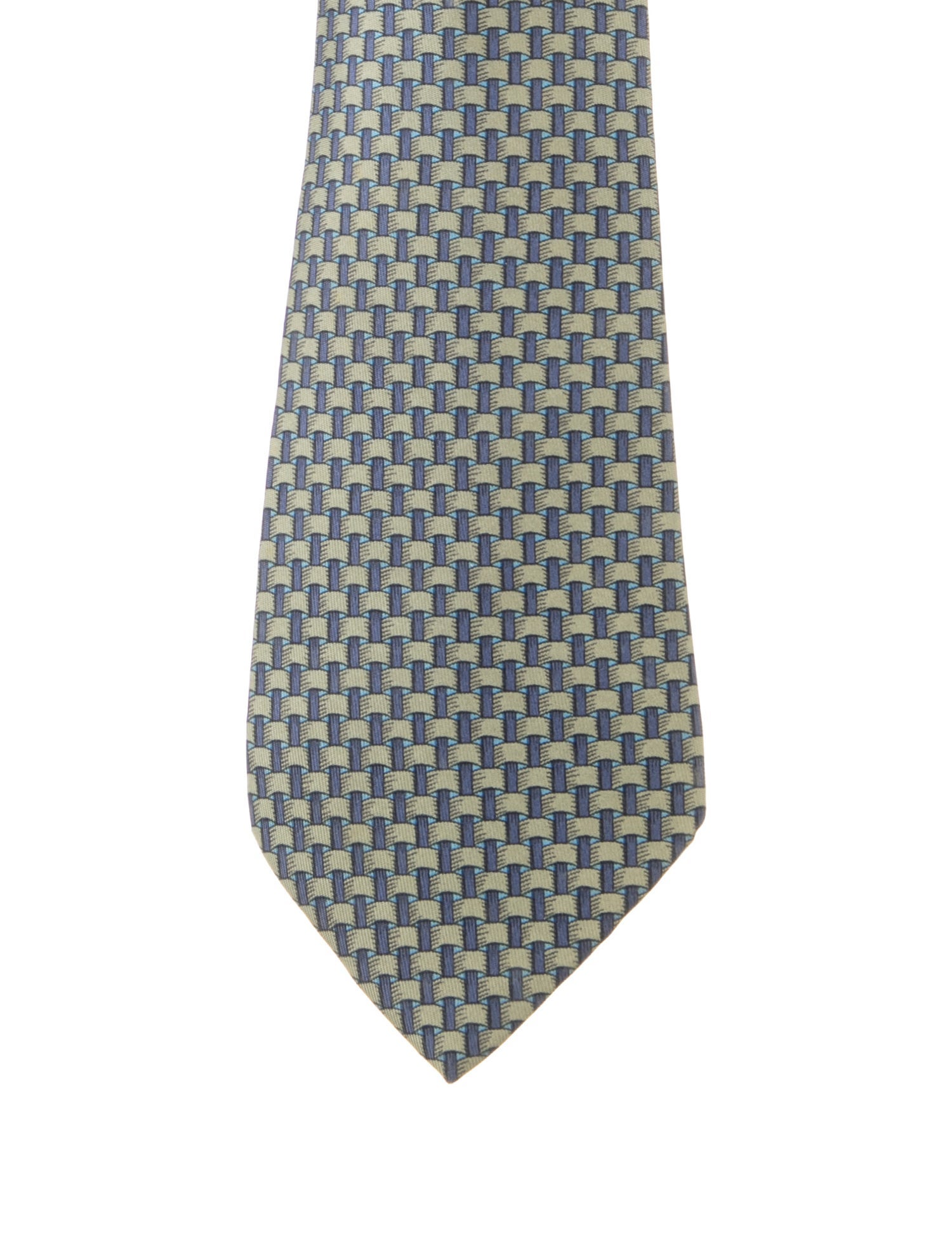 Hermès Silk Pattern Tie