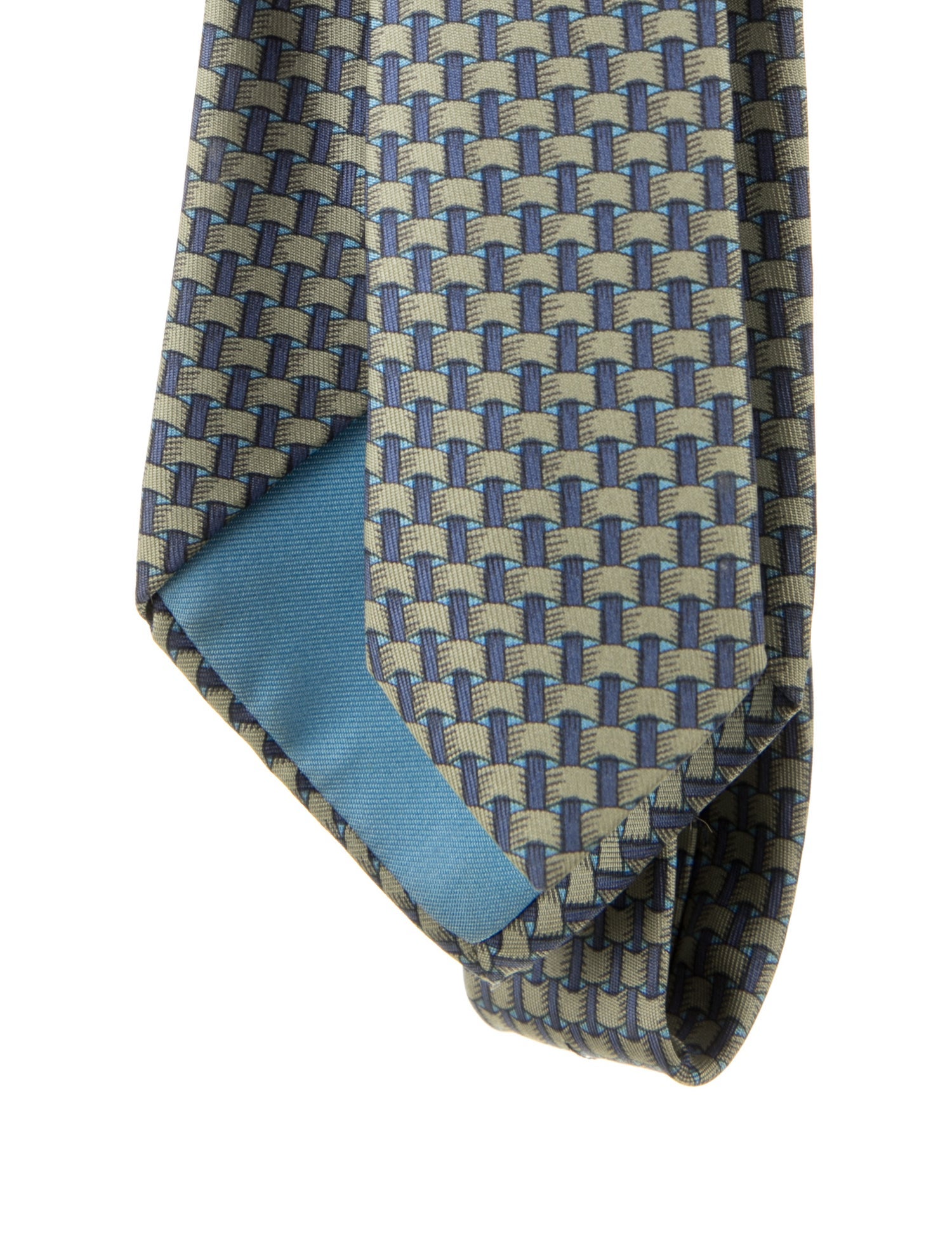 Hermès Silk Pattern Tie