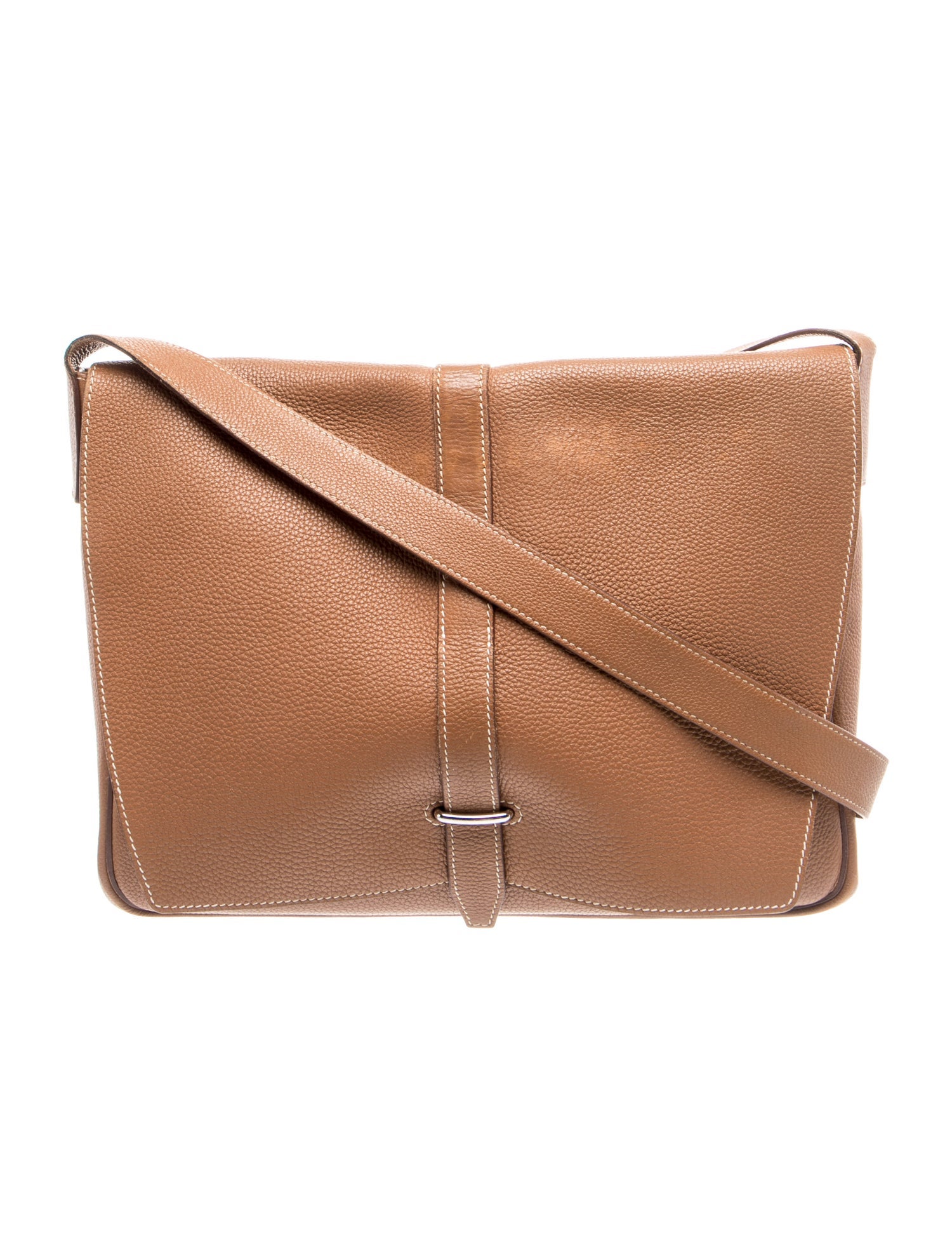 Hermès Togo Steve Light Junior Messenger Bag