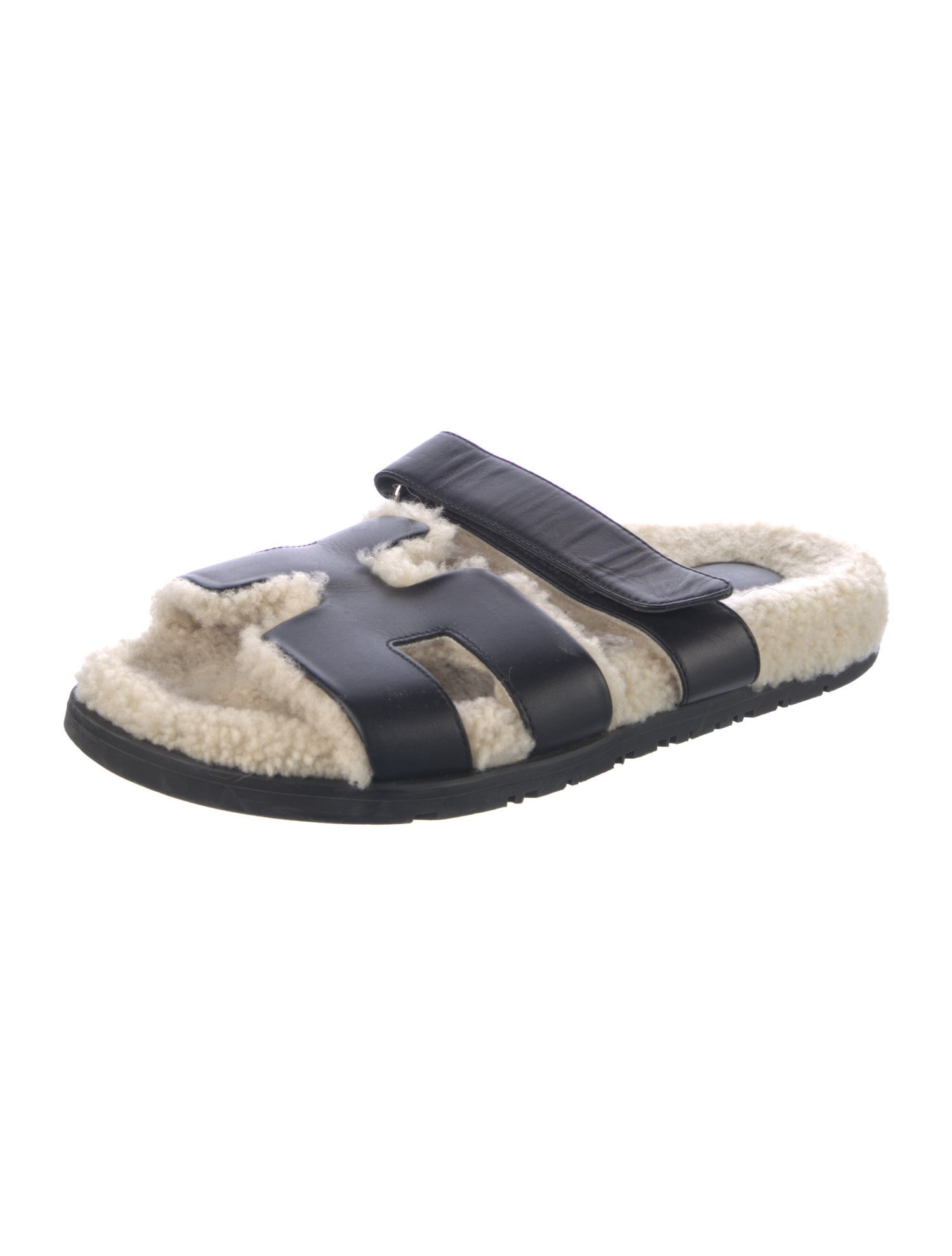 Hermès Chypre Calfskin Slides