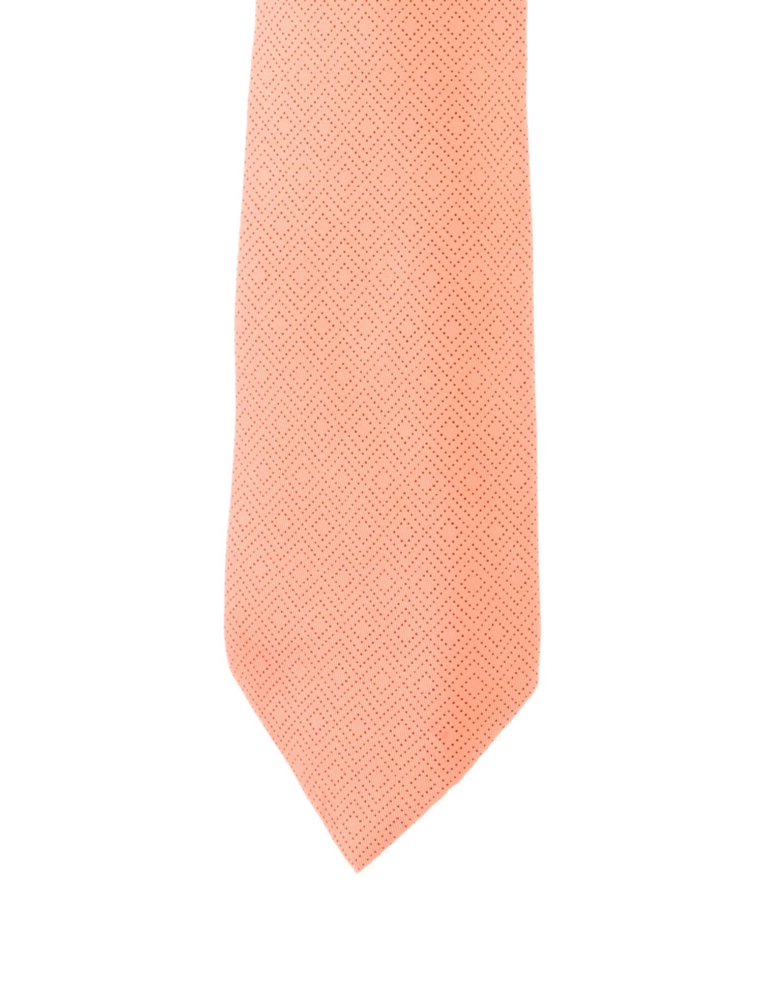 Hermès Necktie Geometric Dots Silk Tie