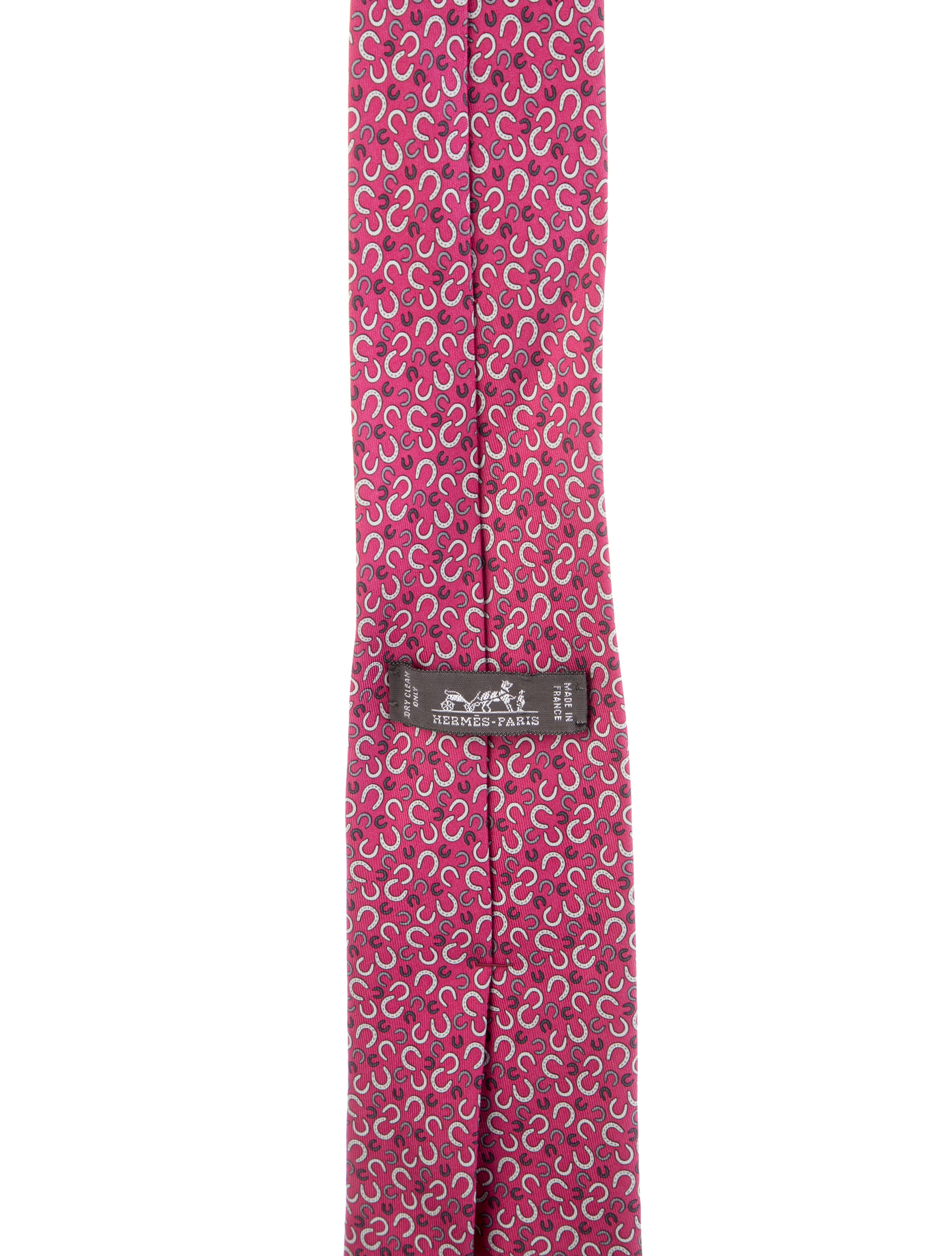 Hermès Pattern Print Tie