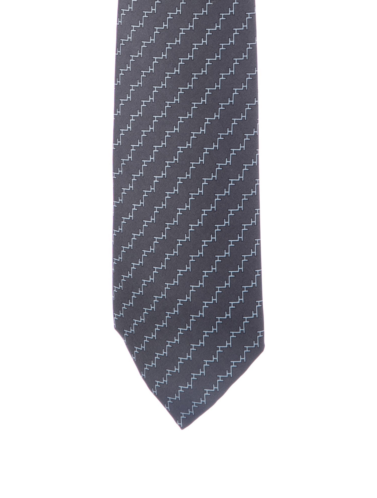 Hermès Silk Patterned Tie