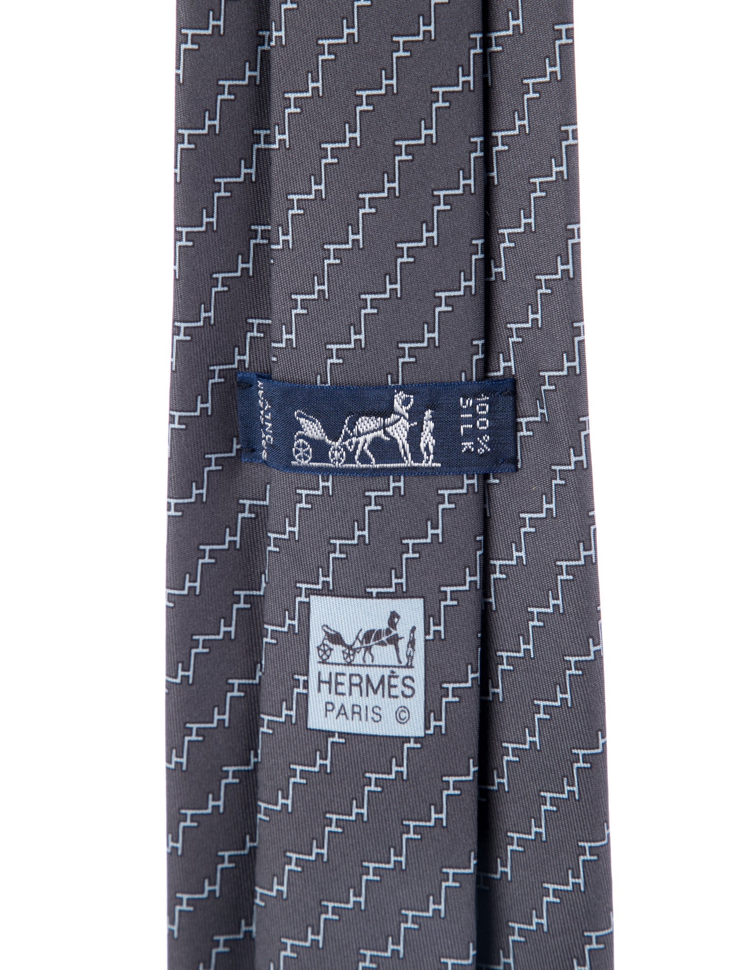 Hermès Silk Patterned Tie