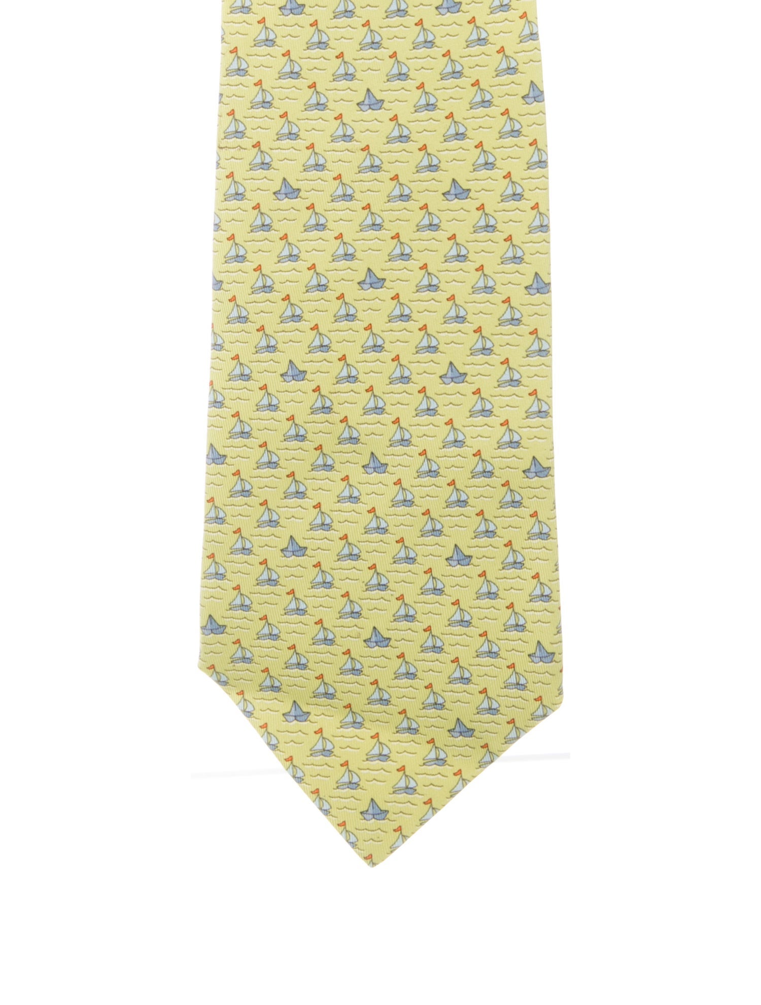 Hermès Patterned Silk Tie