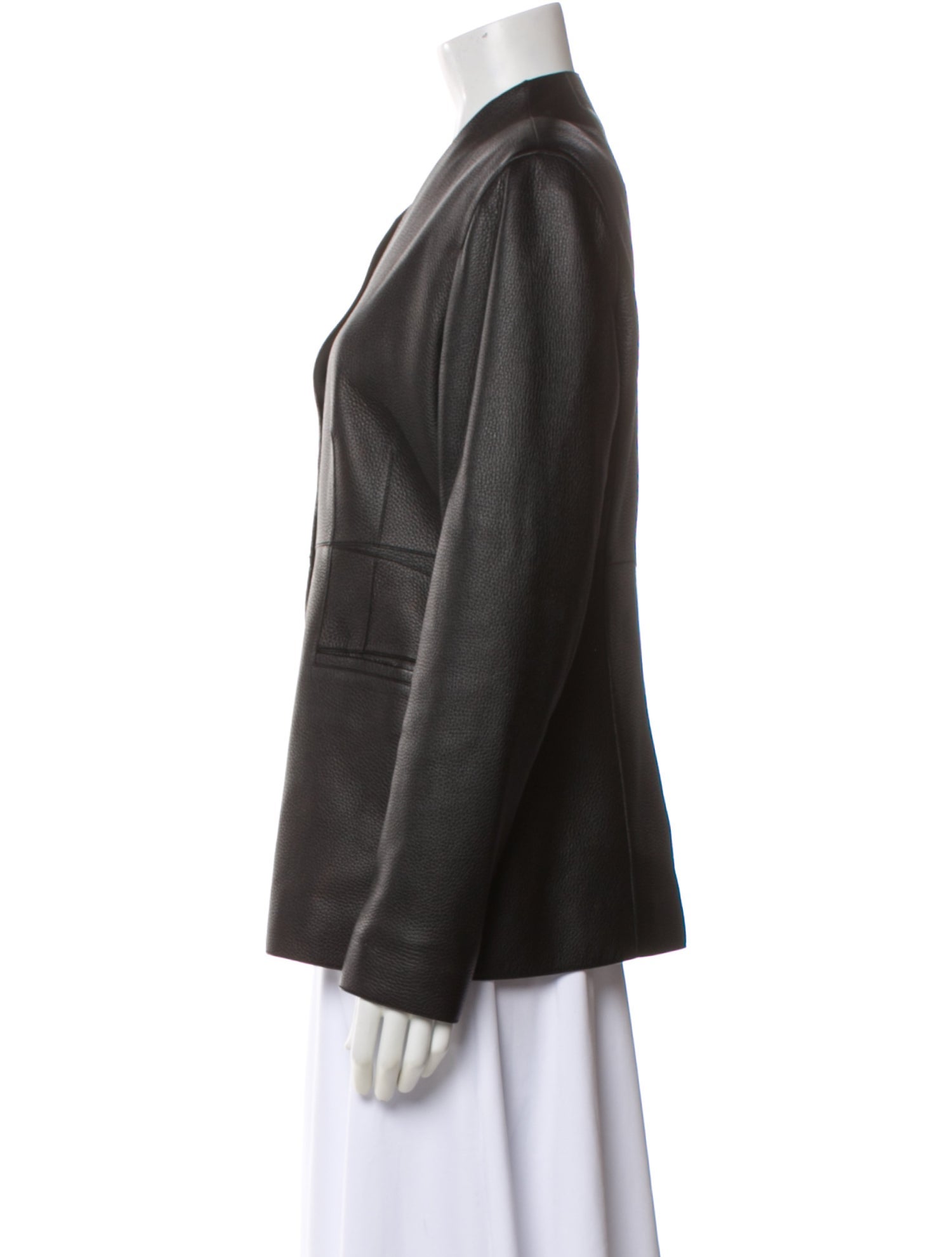 Hermès Leather Fur Jacket