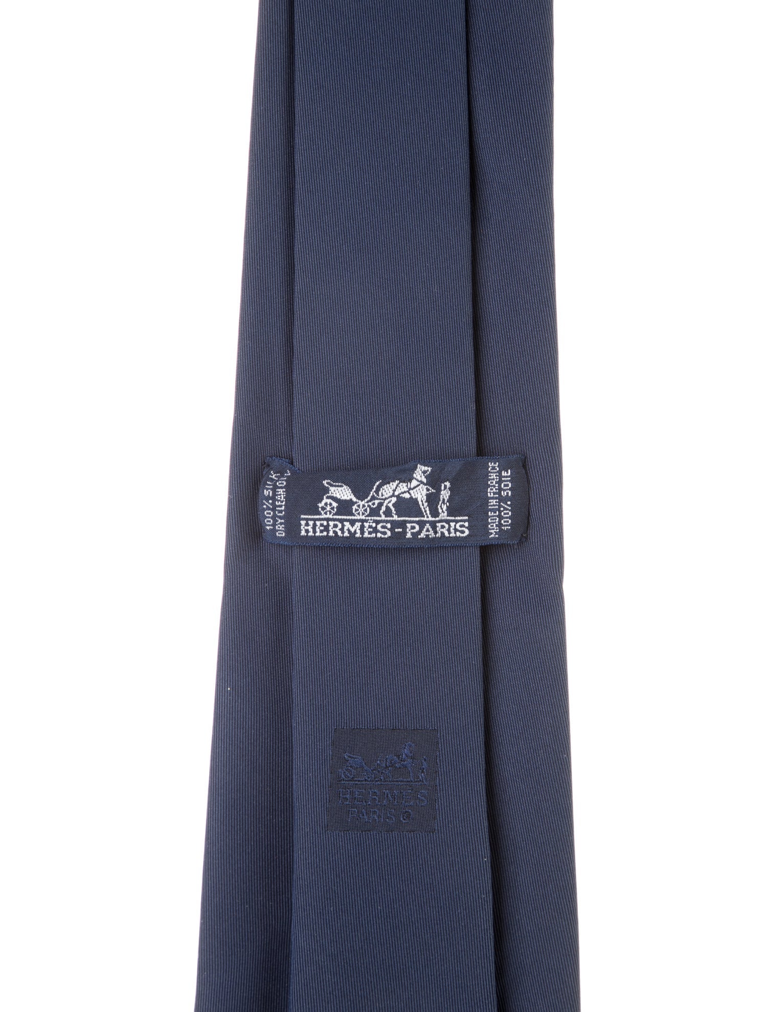 Hermès Solid Silk Tie