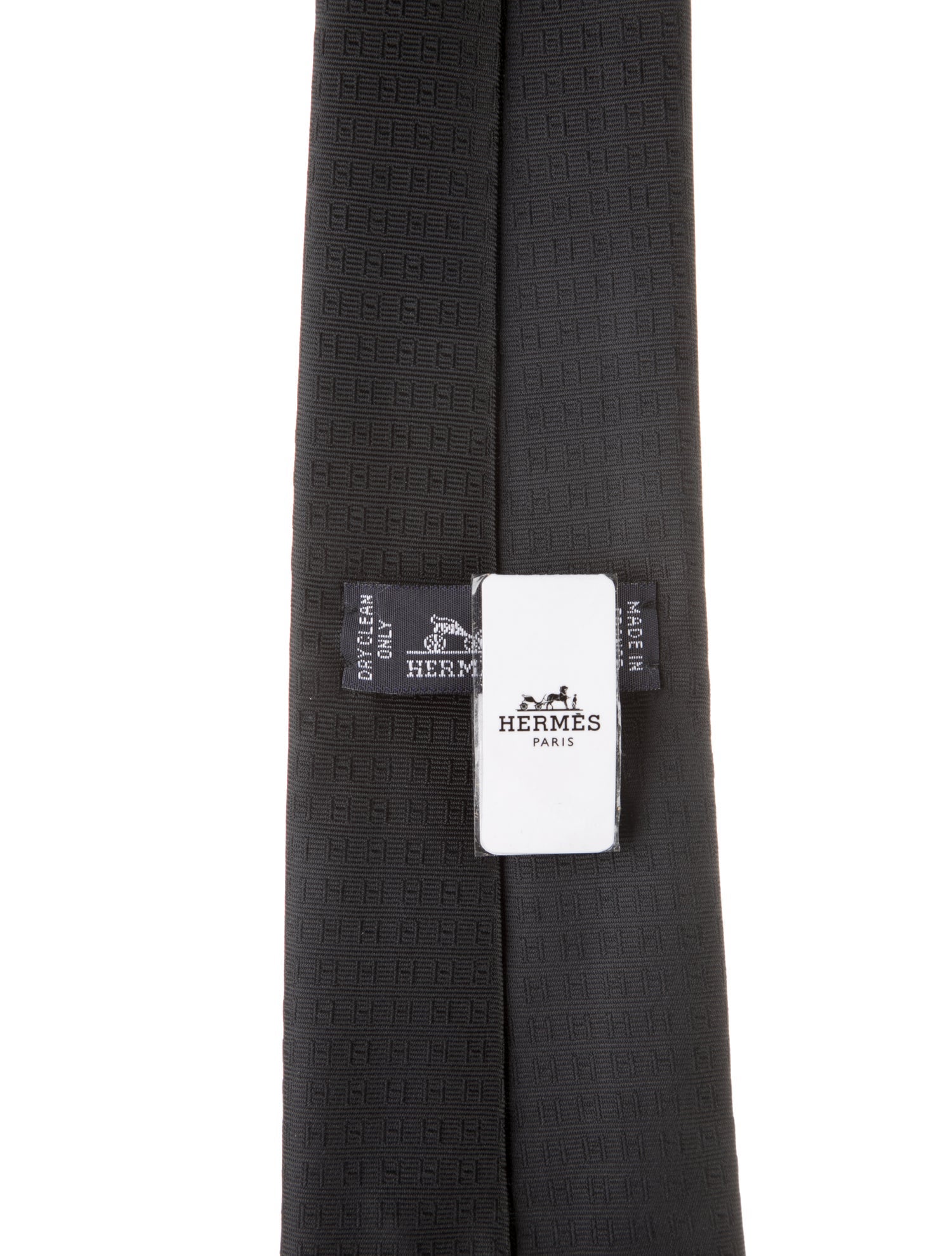 Hermès Silk Printed Tie w/Tags