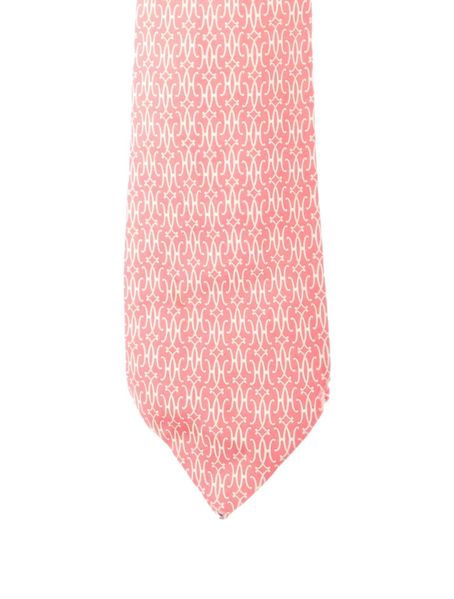 Hermès Printed Silk Tie