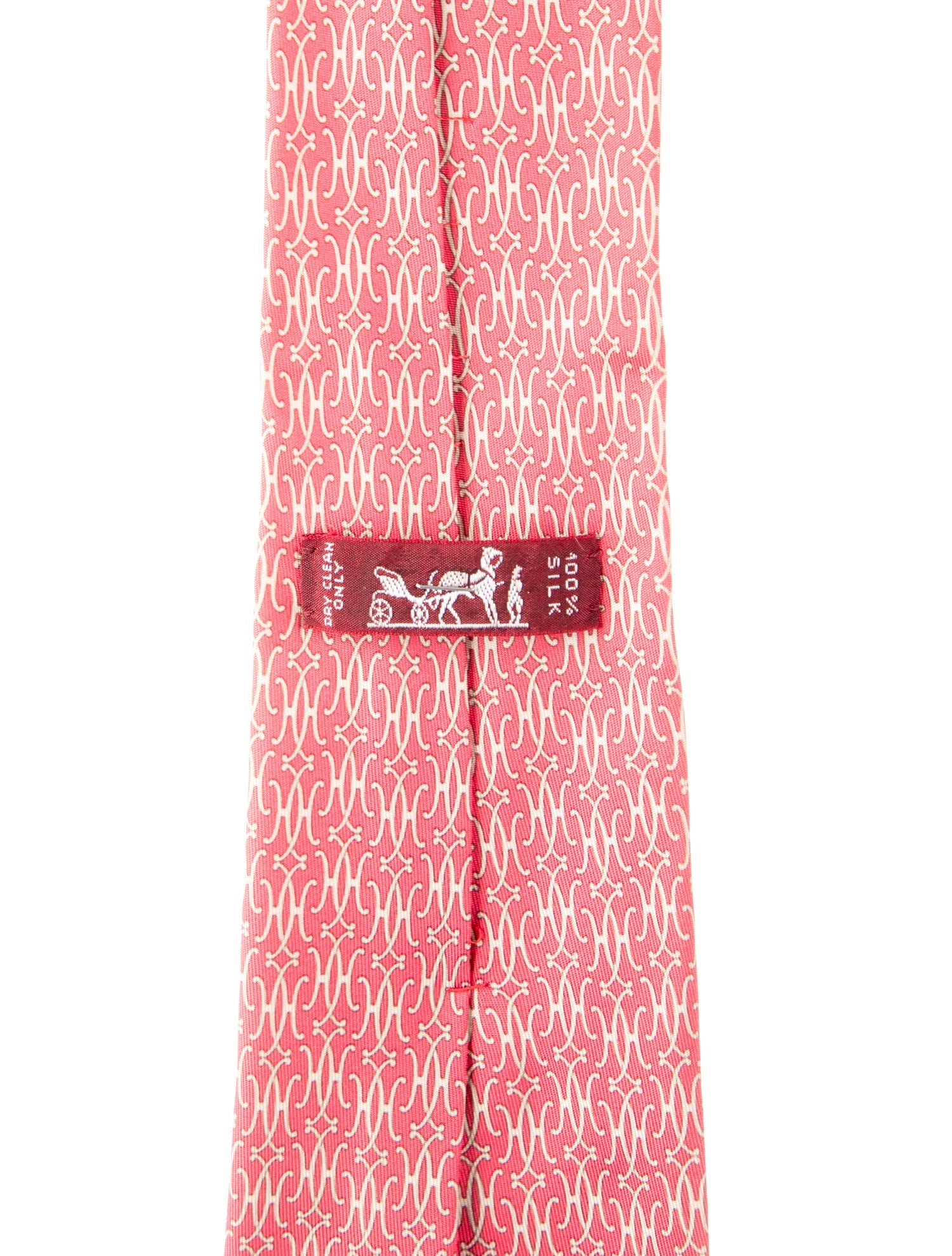 Hermès Printed Silk Tie