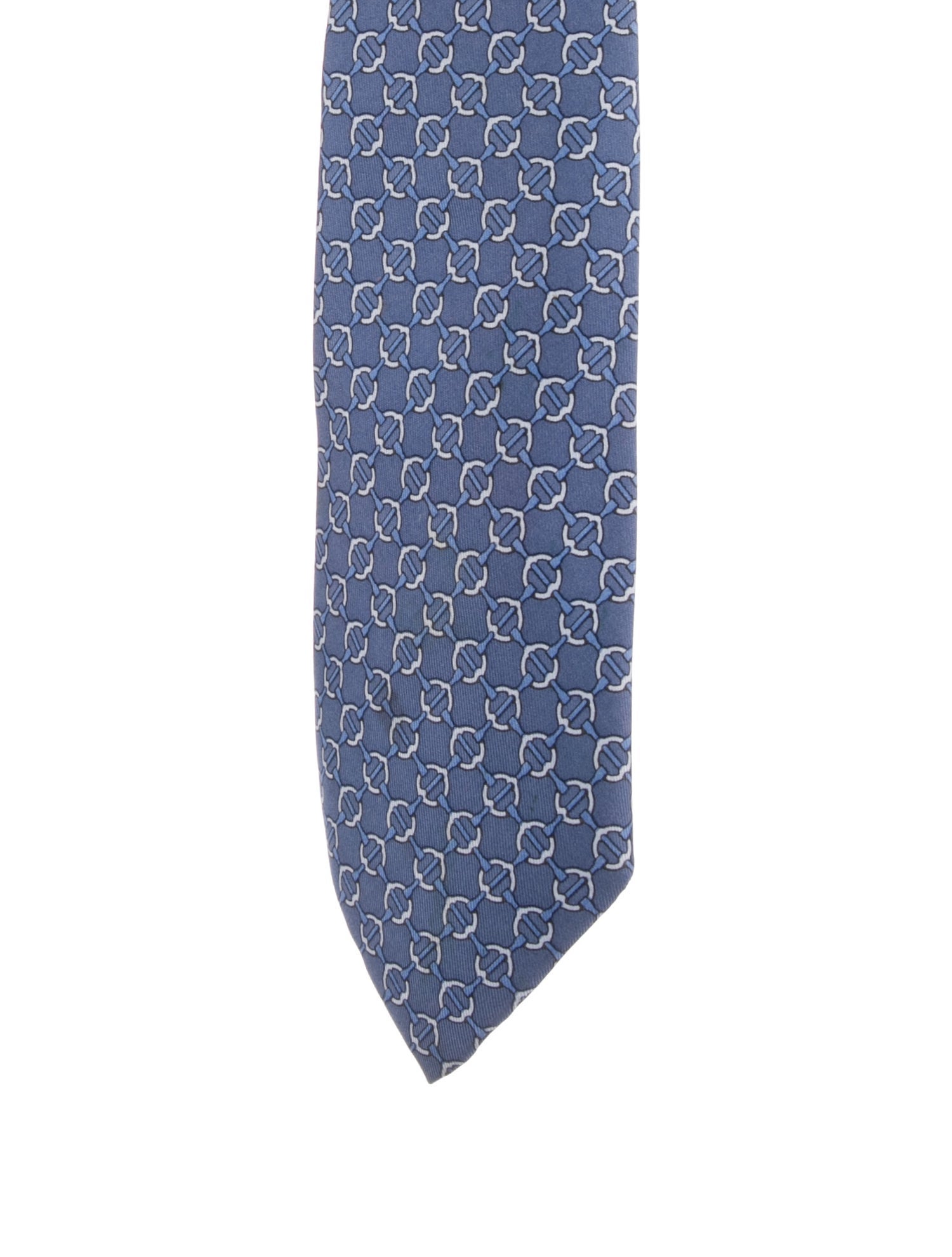 Hermès Patterned Wide Tie