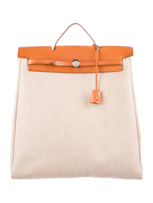 Hermès Toile Herbag GM Beige