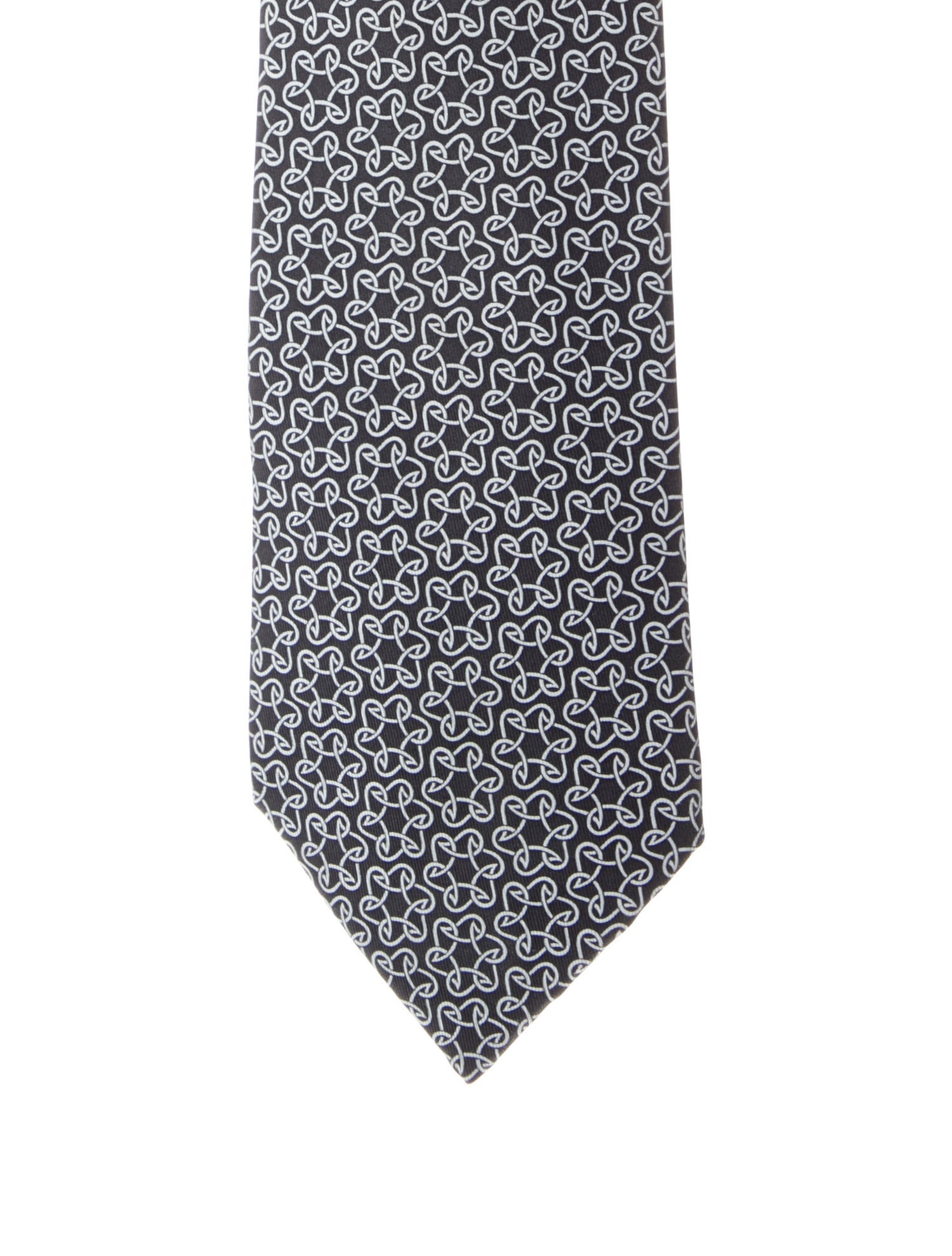 Hermès Silk Printed Tie