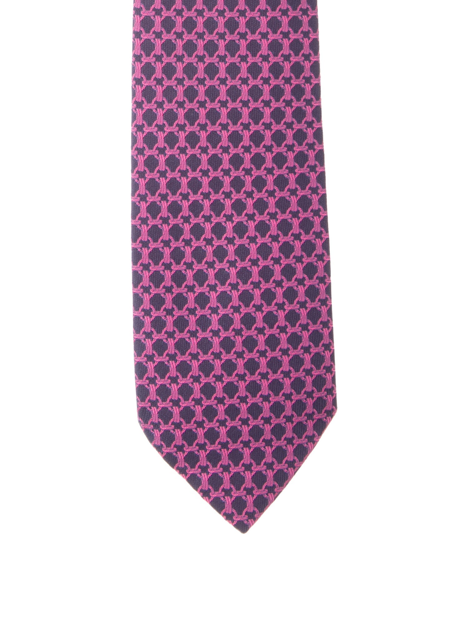 Hermès Patterned Classic Tie