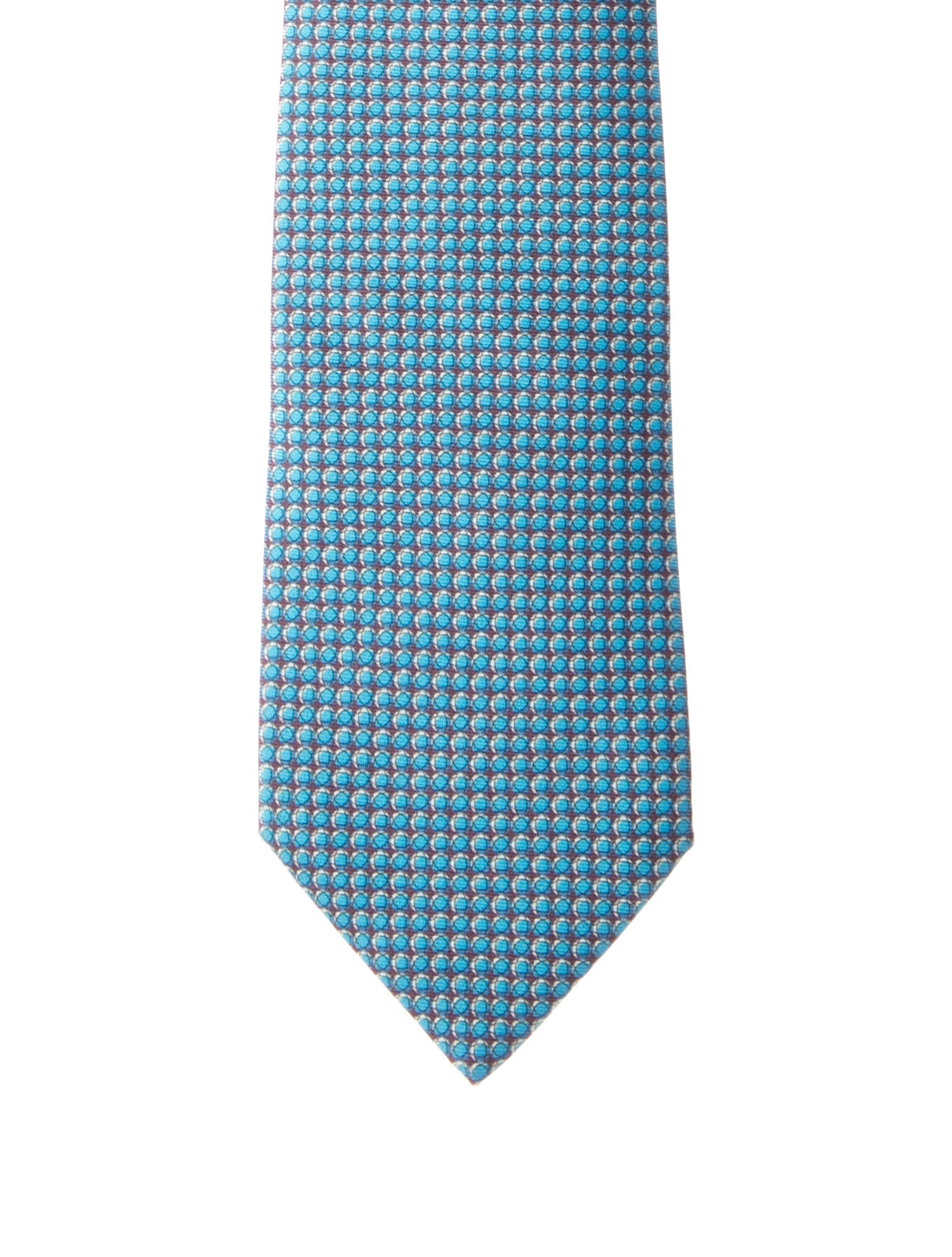 Hermès Silk Printed Tie